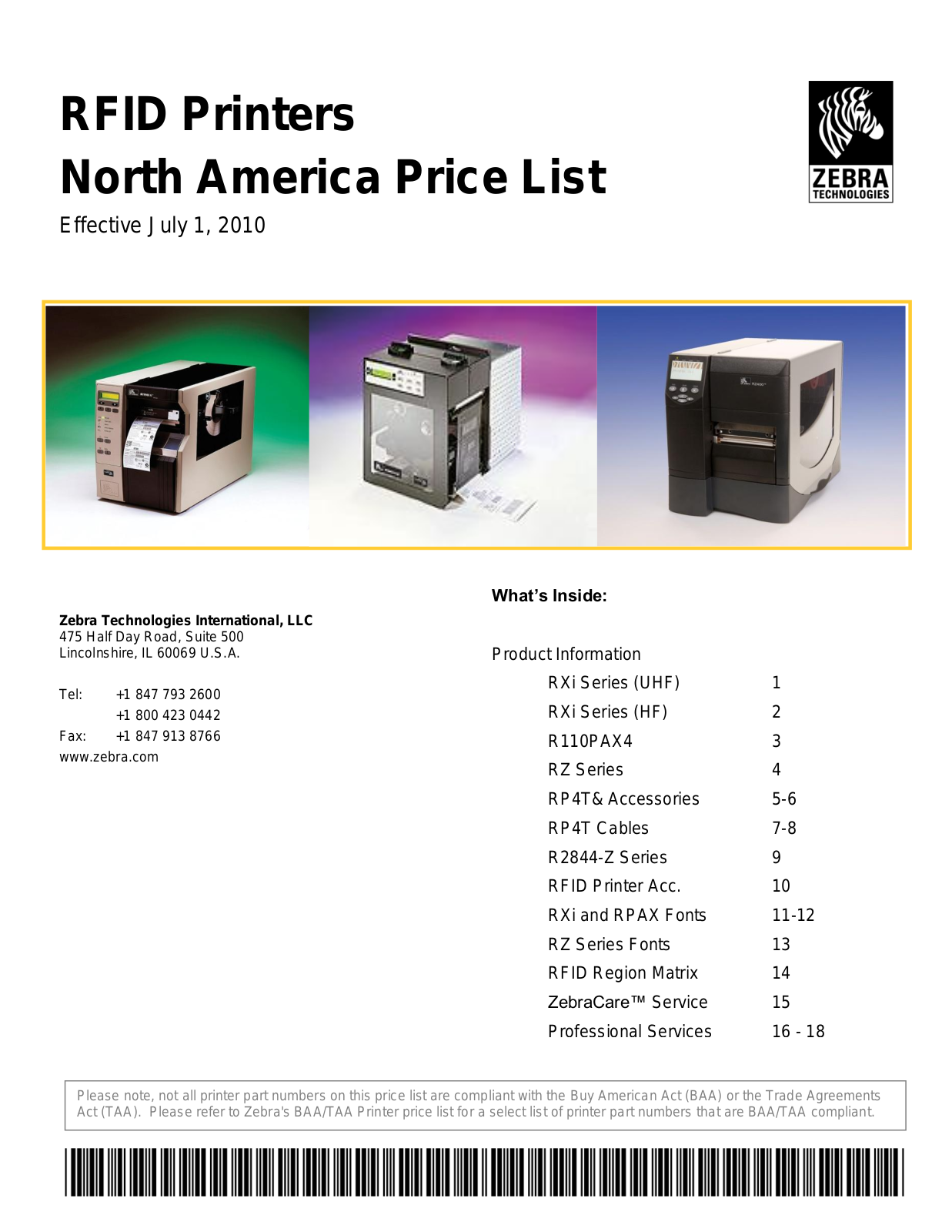 Zebra Technologies RXI SERIES User Manual