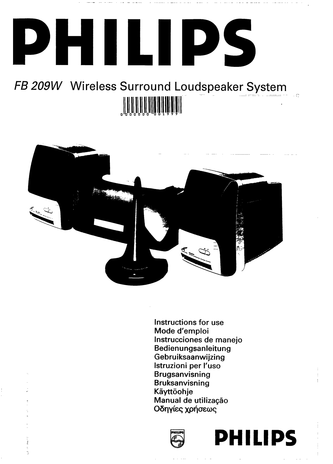 Philips FB209W/17, FB209W/00 User Manual