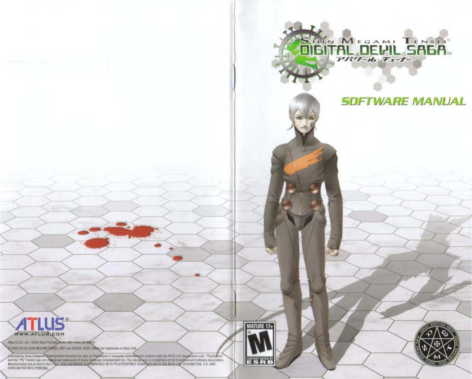 Games PS2 SHIN MEGAMI TENSEI-DIGITAL DEVIL SAGA User Manual