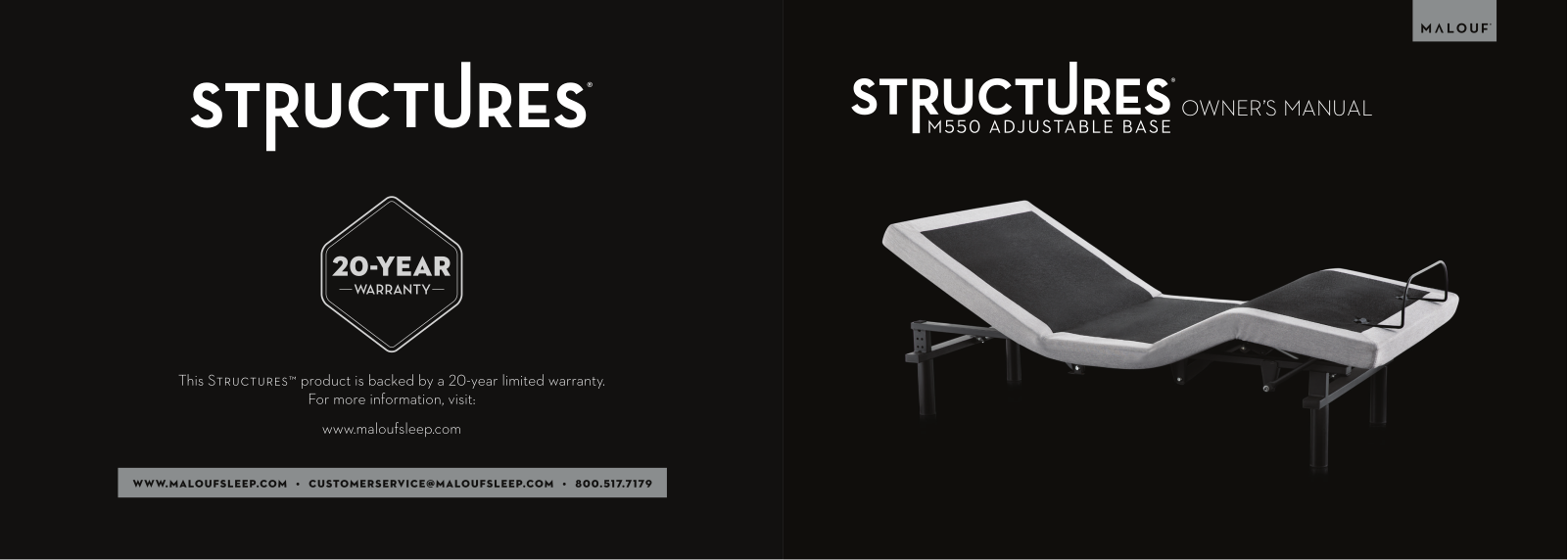 Malouf Structures M550, Structures E450, Structures S750 Owner's Manual