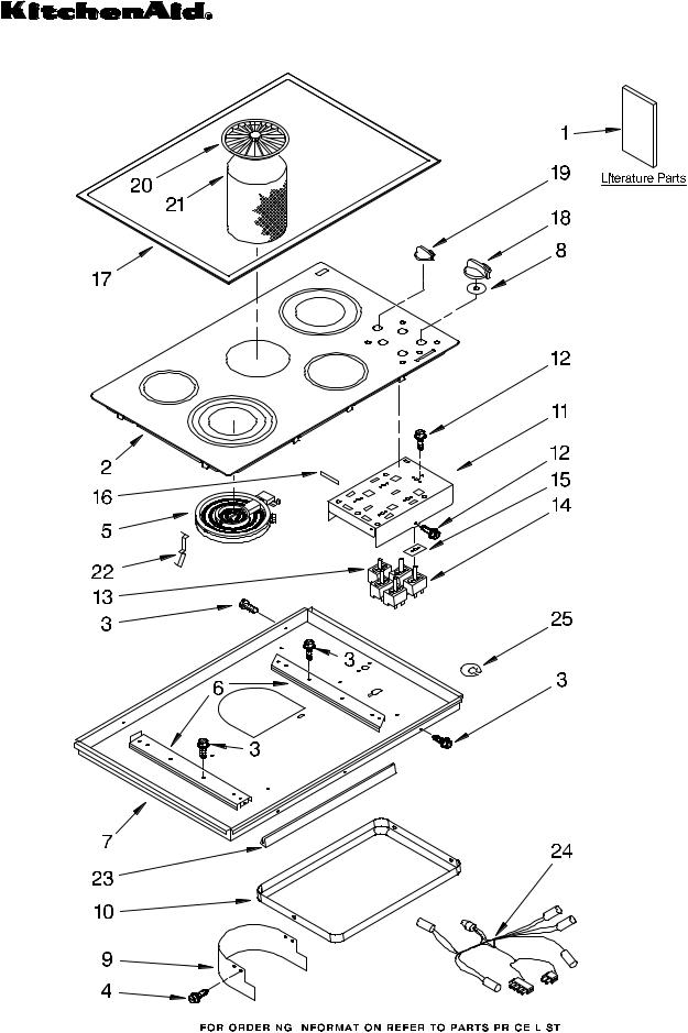 KitchenAid KECD806RWW02 Parts List