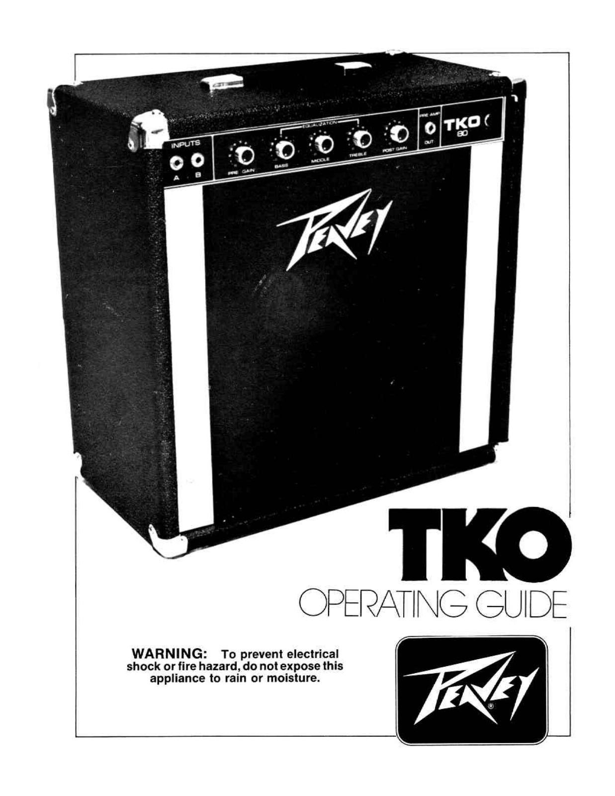 Peavey TKO Operating guide