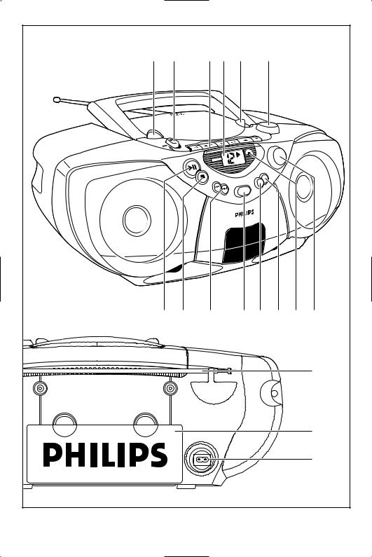 Philips AZ1008, AZ1011 User Manual