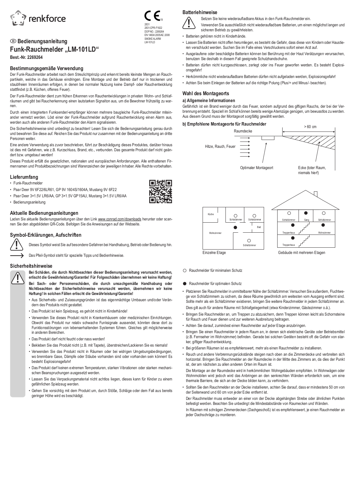 Conrad Electronic LM-101LD operation manual