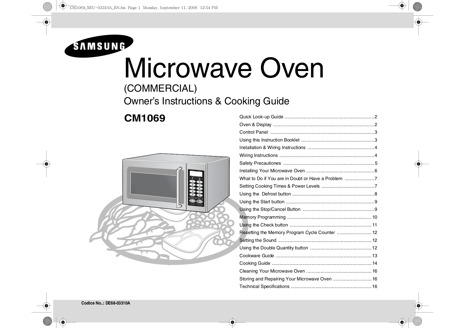 Samsung CM1069 User Manual