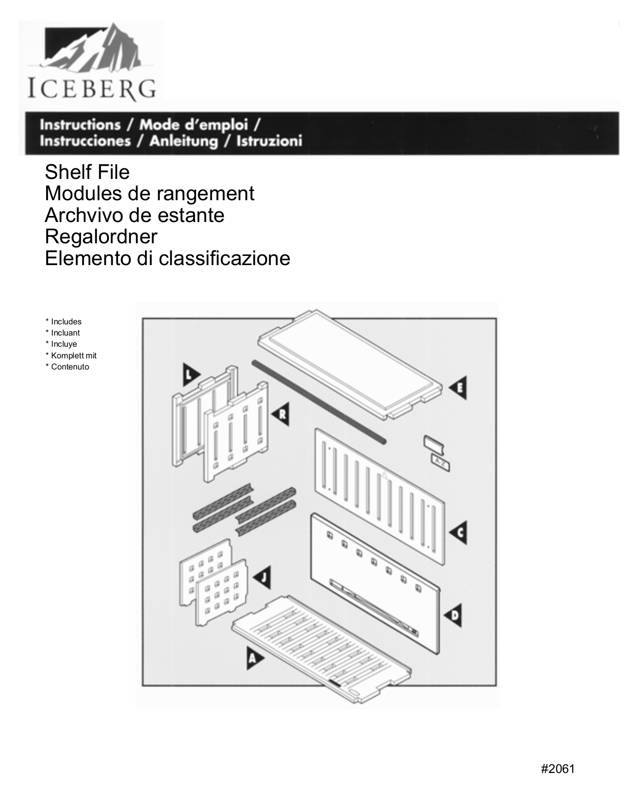 Iceberg 20615 User Manual