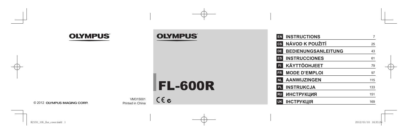 Olympus FL-600R User Manual