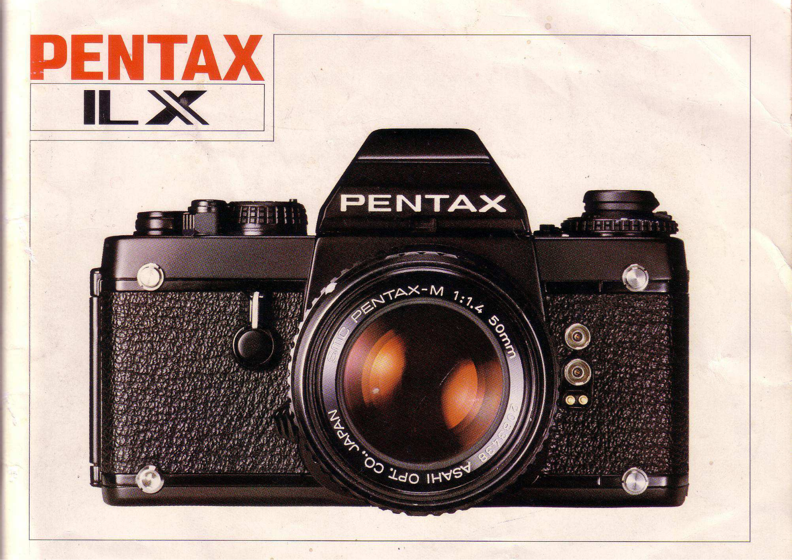 Pentax ILX User Manual