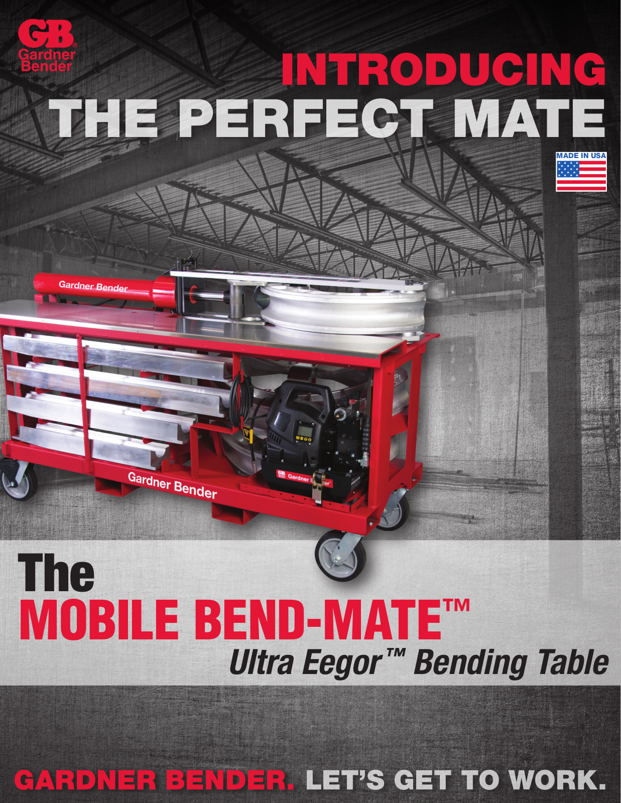 Gardner Bender Ultra Eegor Mobile Bend-Mate Sales Brochure