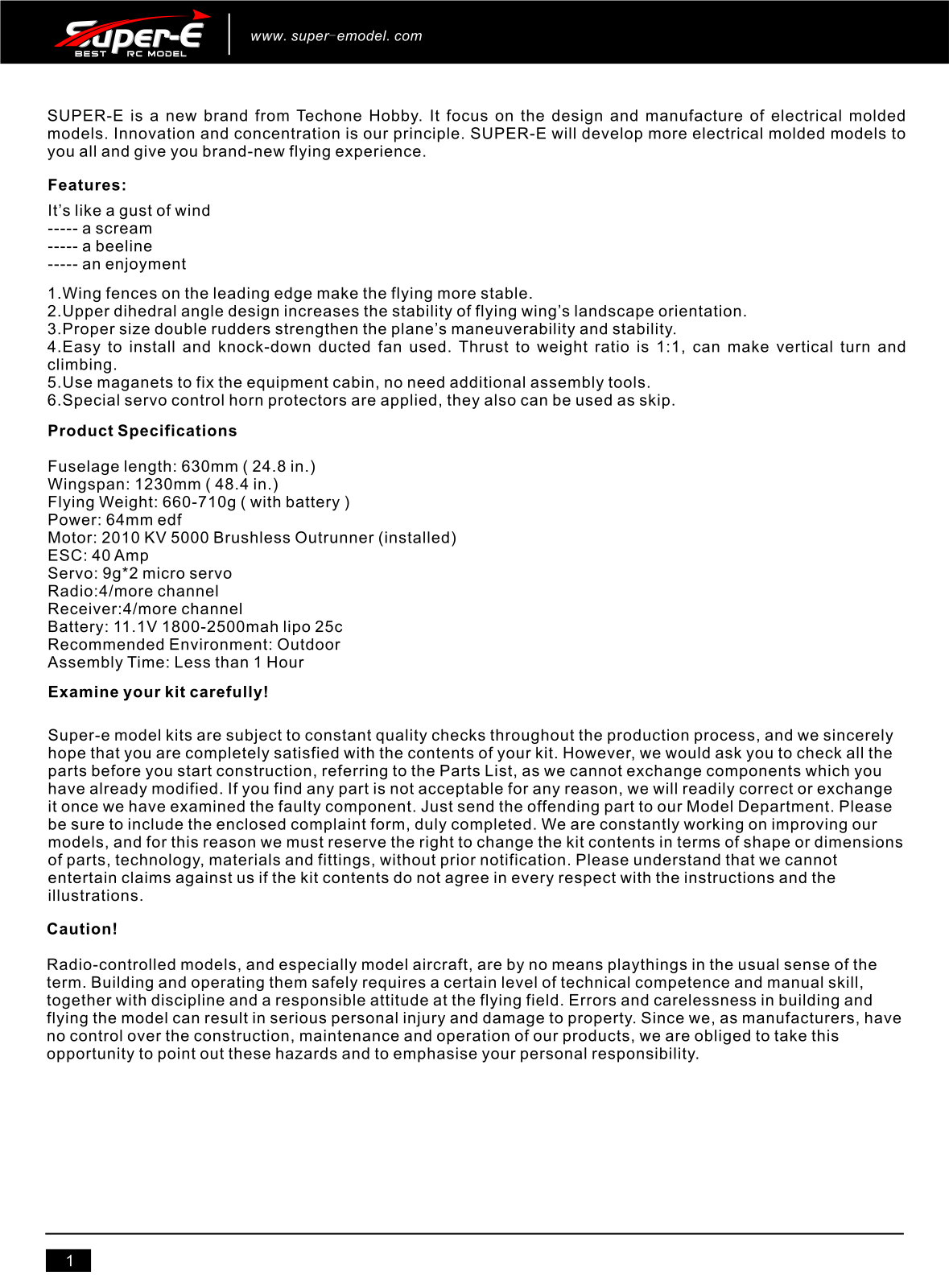 TechOne Hobby Neptune User guide - ManualMachine.com