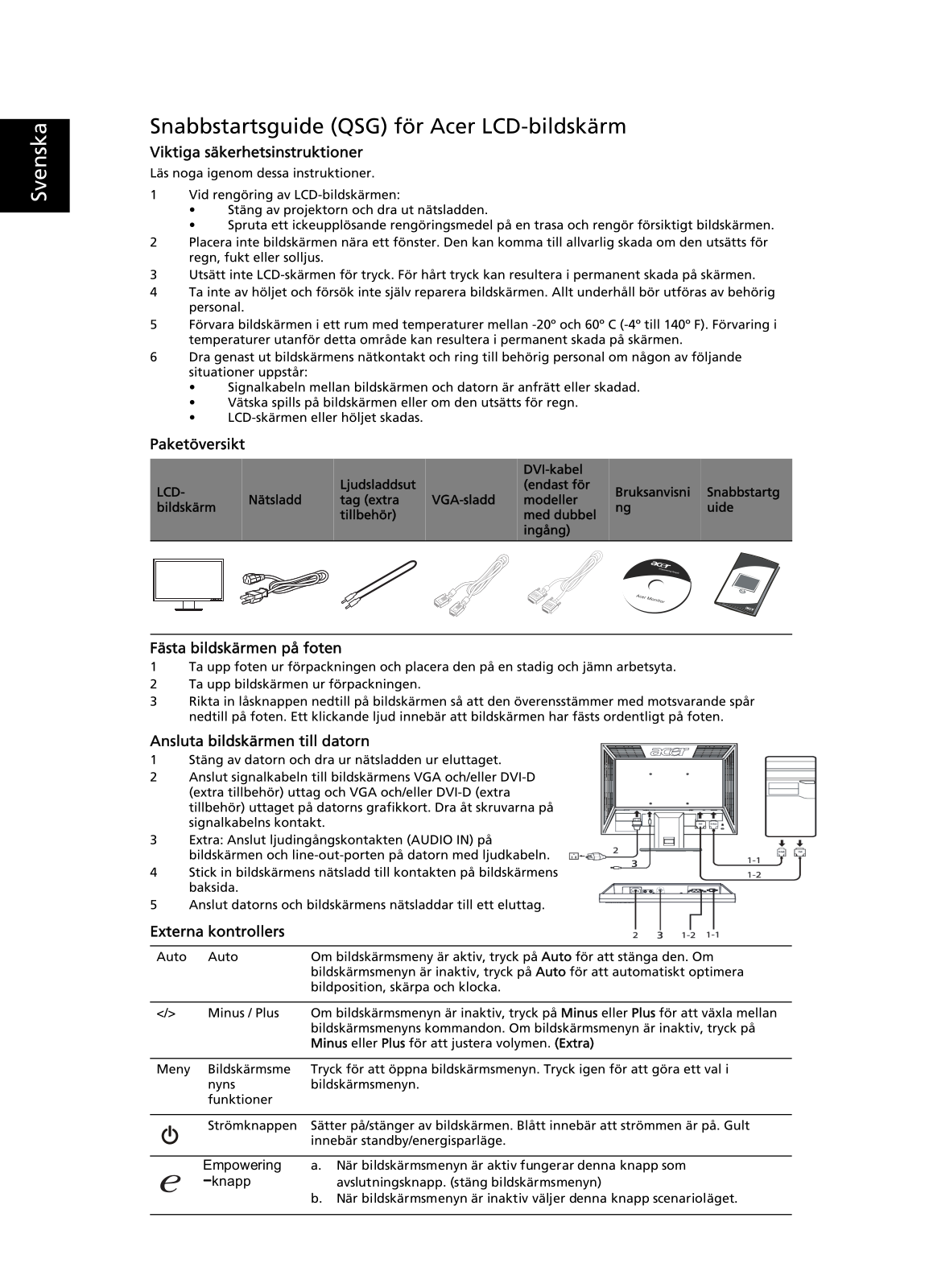 Acer V223HQ, V213H User Manual