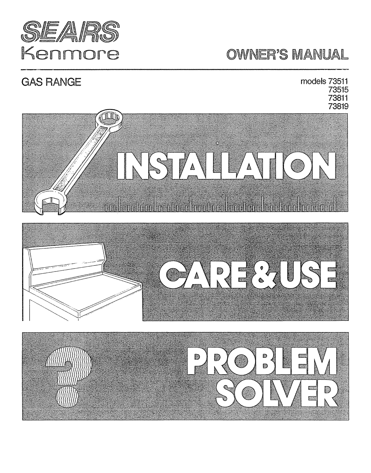 Kenmore 73811 User Manual - ManualMachine.com