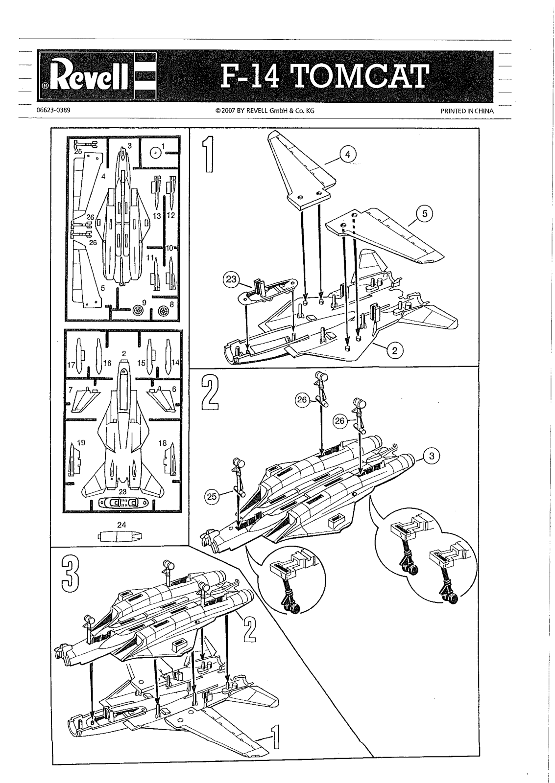 REVELL Snap F-14 User Manual