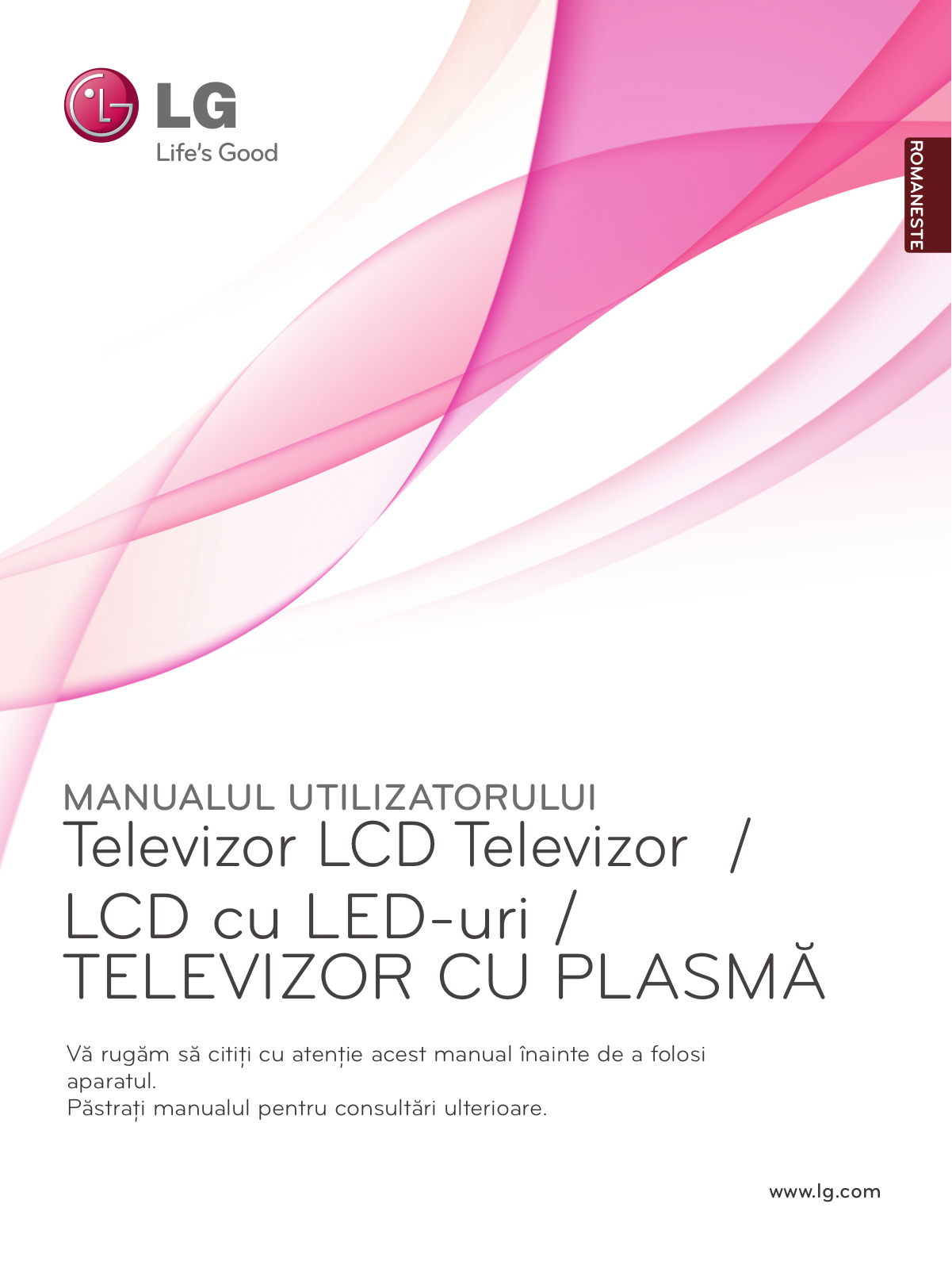 Lg 32LD320, 26LD320, 42LH9000, 32LH3000 User Manual