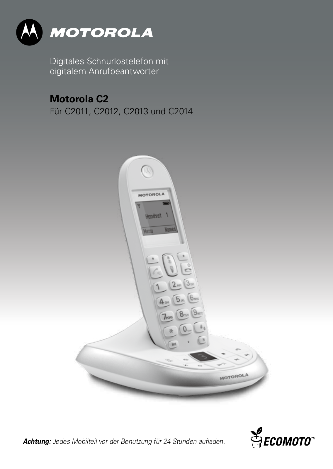 Motorola C2011, C2013, C2014, C2012 User Manual