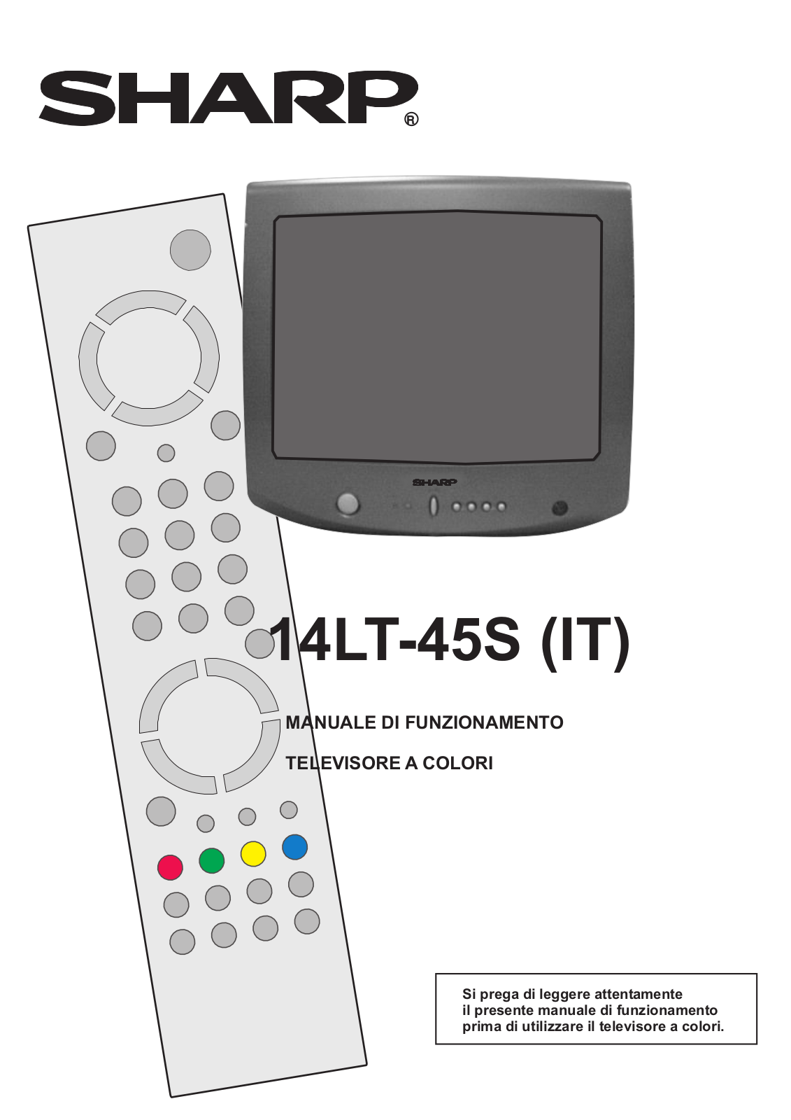 Sharp 14LT-45S User Manual