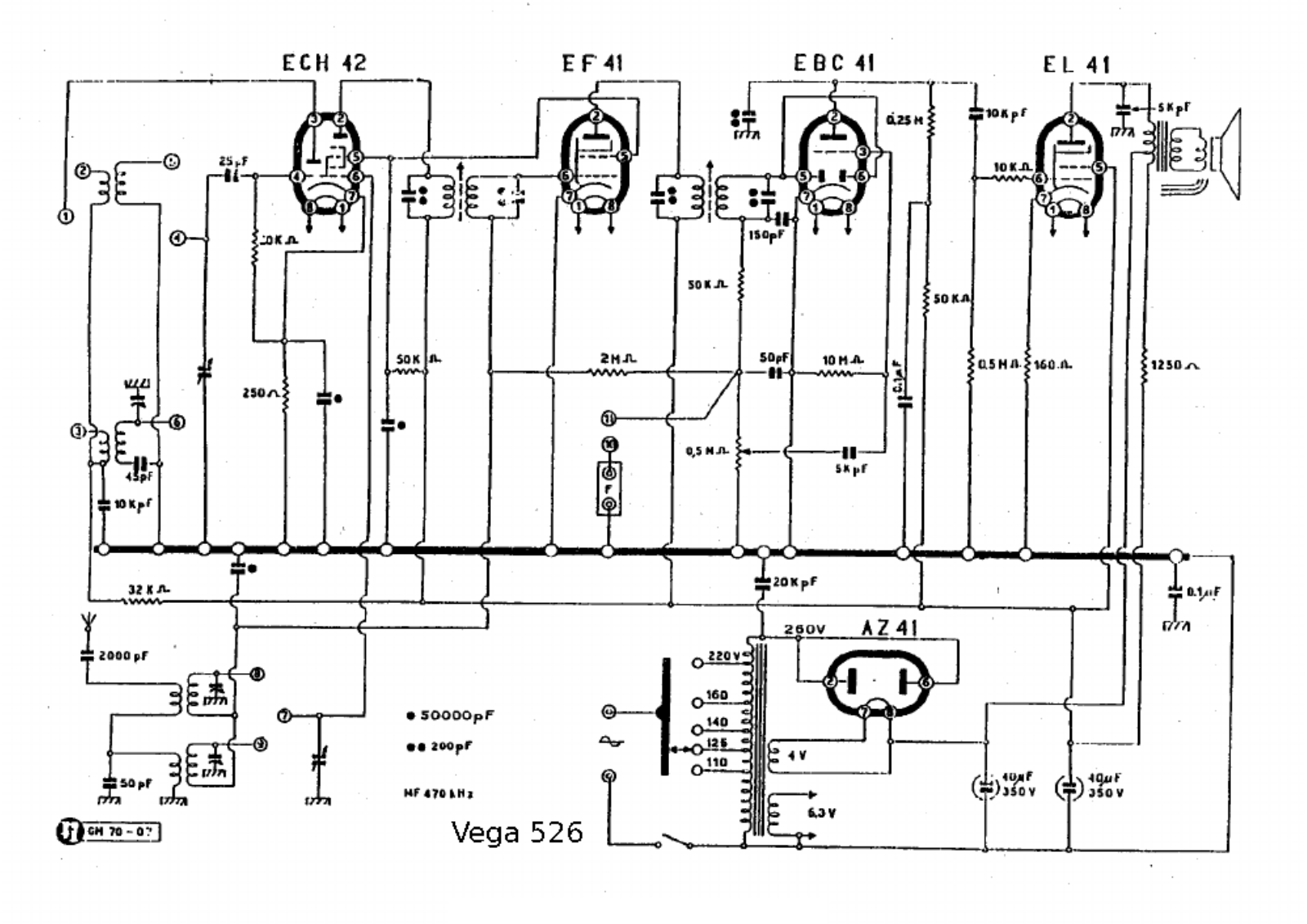 Vega 526 schematic