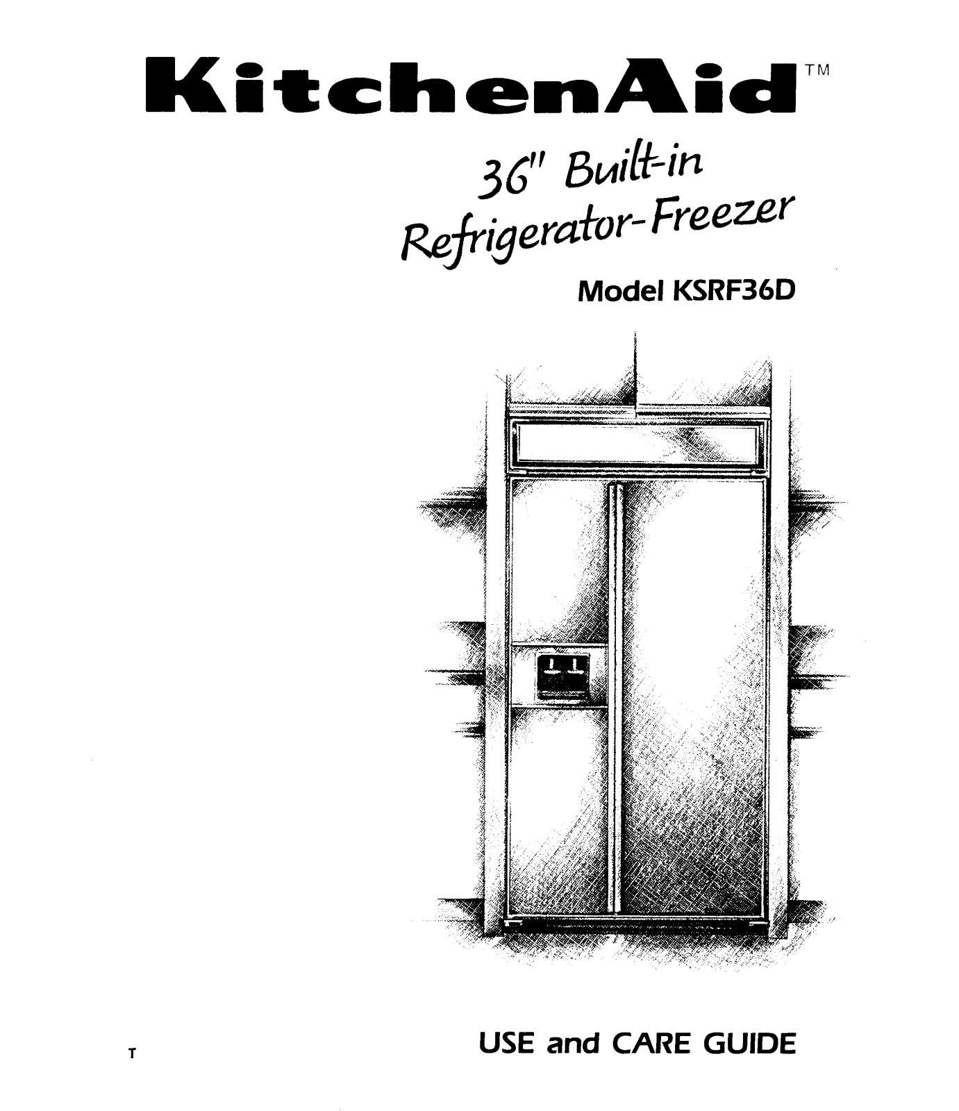 KitchenAid KSRF36D Owner's Manual