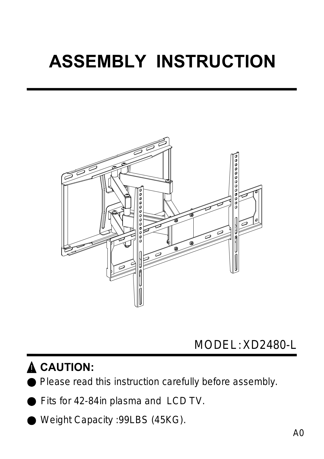 SpeaKa Professional XD2480-L ASSEMBLY INSTRUCTION