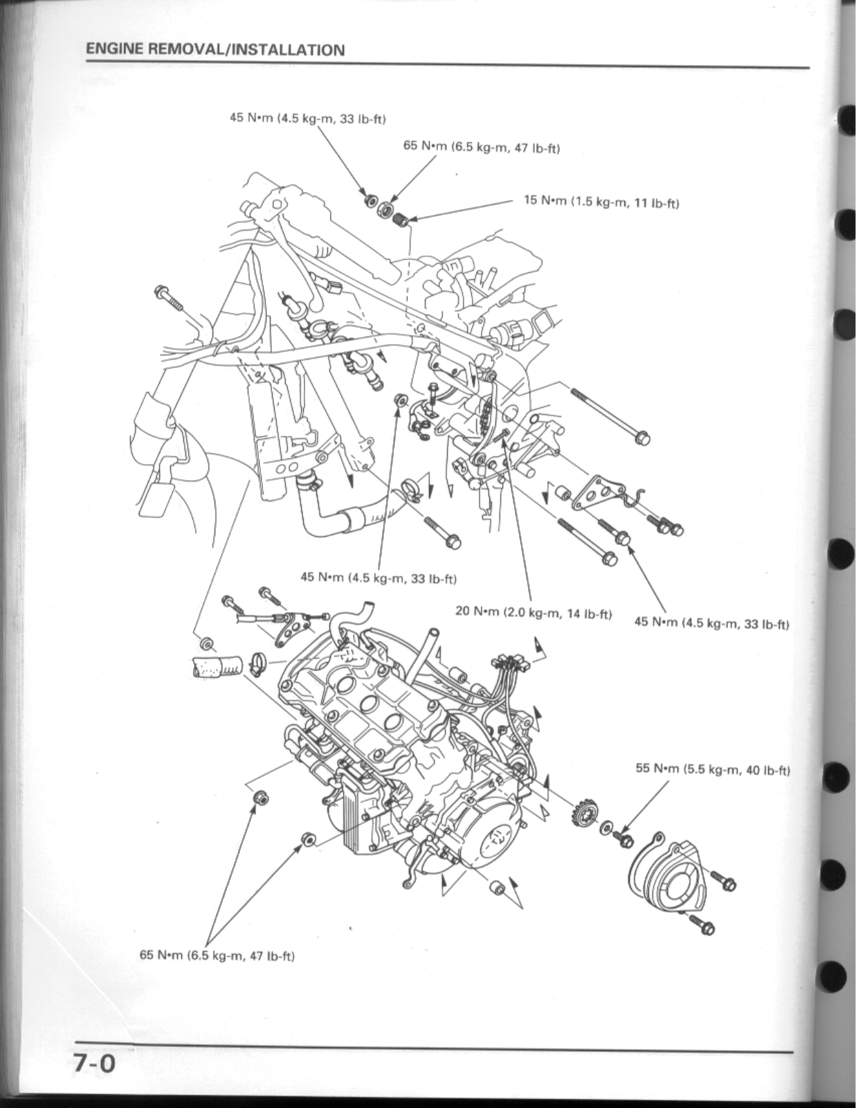 Honda CBR600F3 Service Manual 07 engine