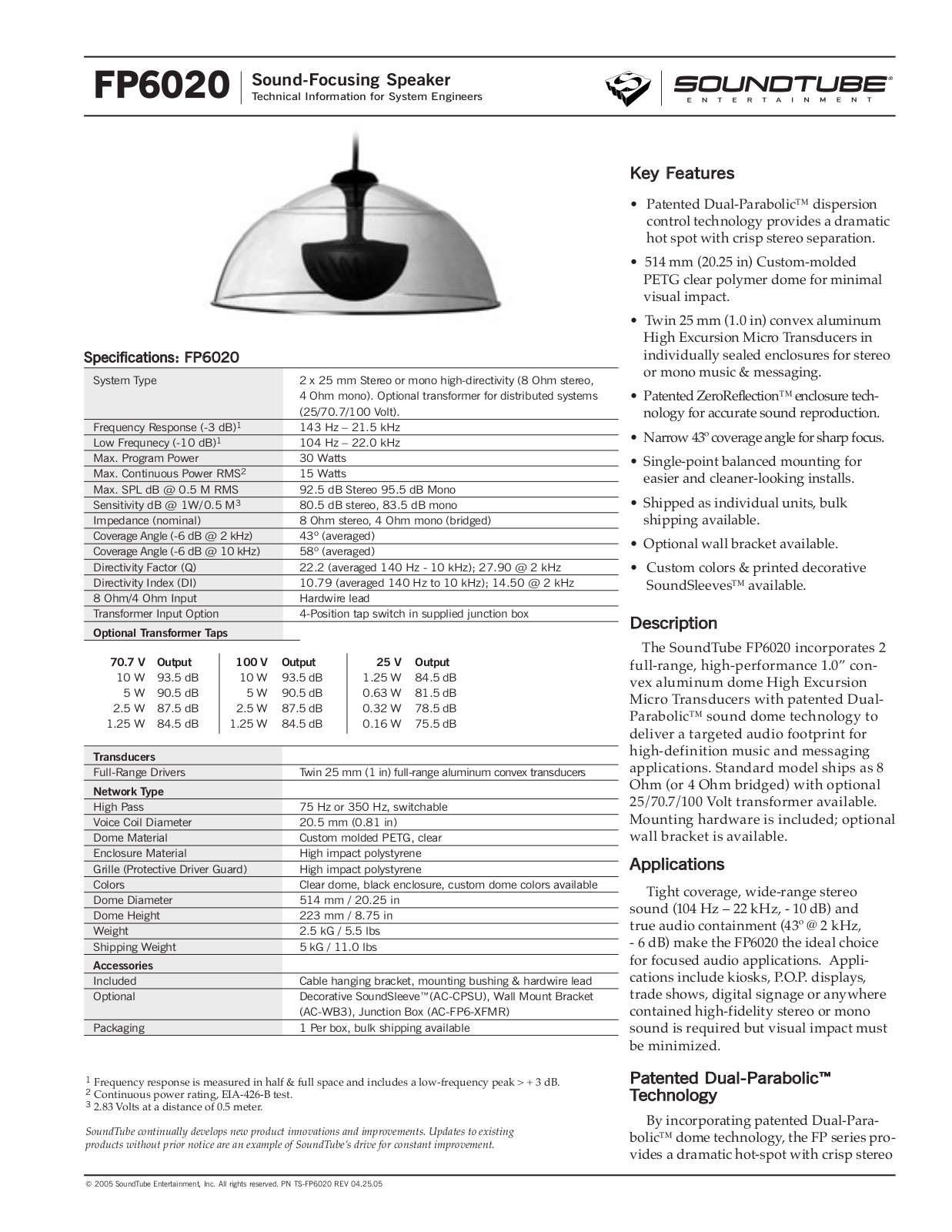 Phase Technology FP6020 User Manual