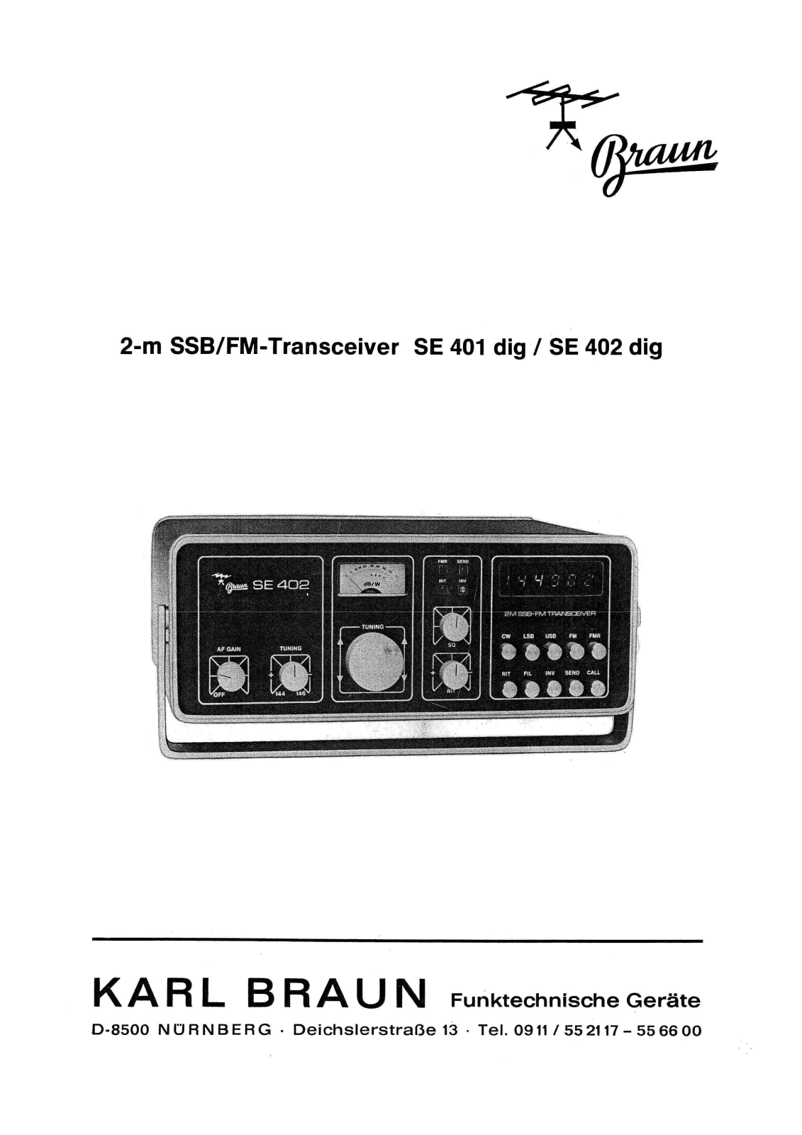 Braun SE402 Service Manual