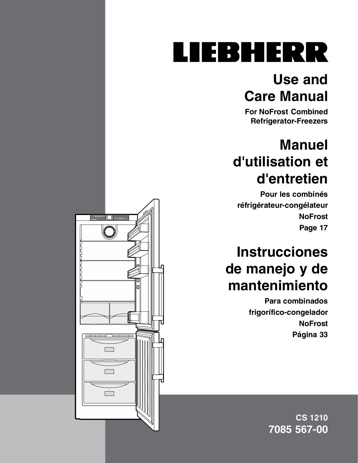 Liebherr CS1210 User Manual