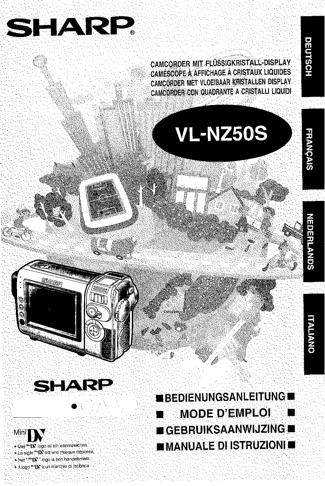 Sharp VL-NZ50S User Manual