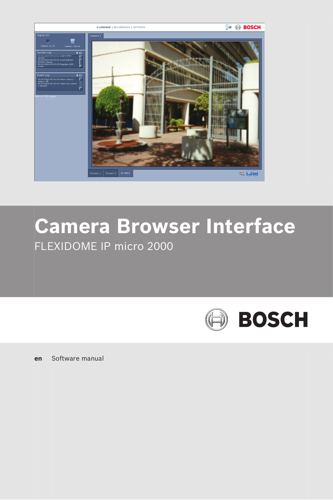 Bosch NUC-21002-F2, NUC-21012-F2 Operation Manual
