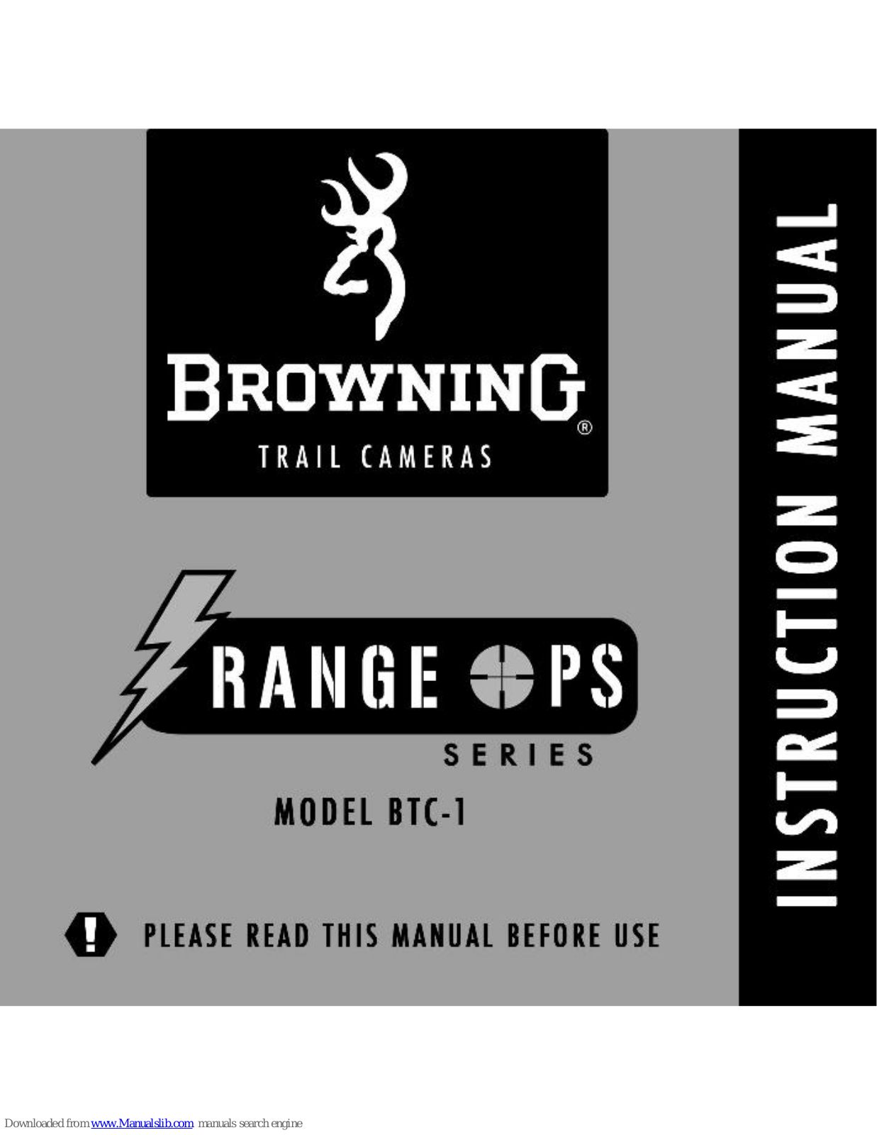 Browning Range PS Series Instruction Manual