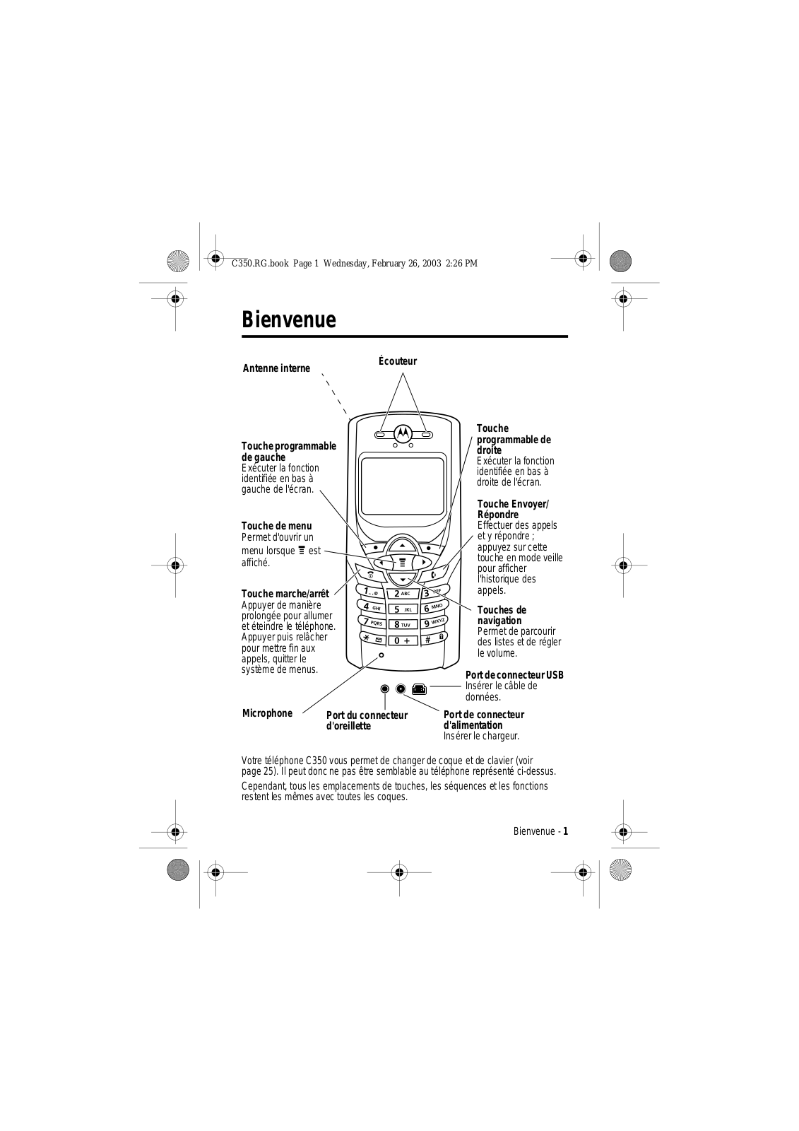 MOTOROLA C350 User Manual