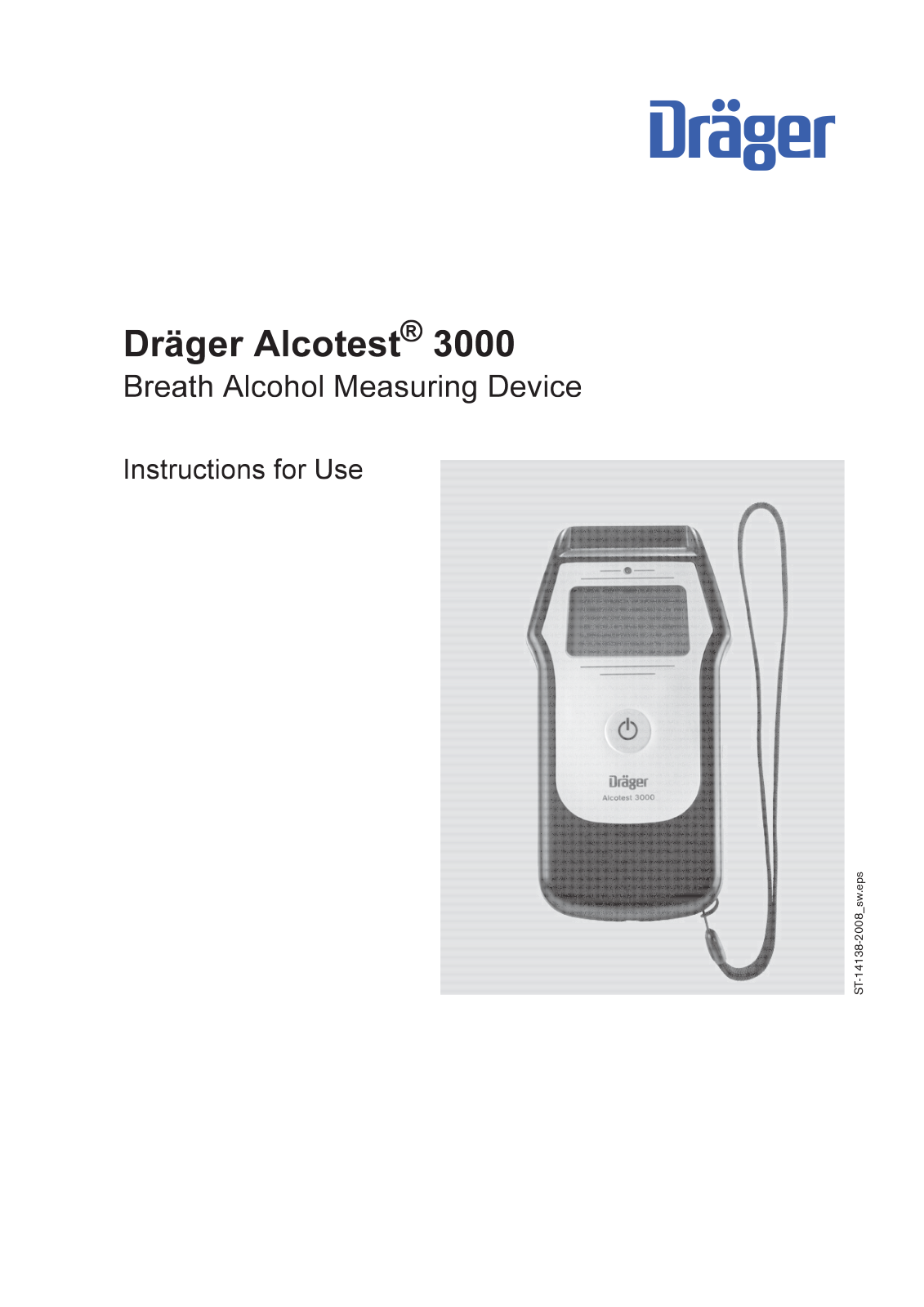 Dräger Alcotest 3000 User guide