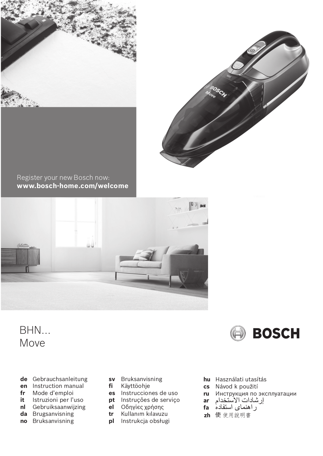 Bosch BHN20110 User manual