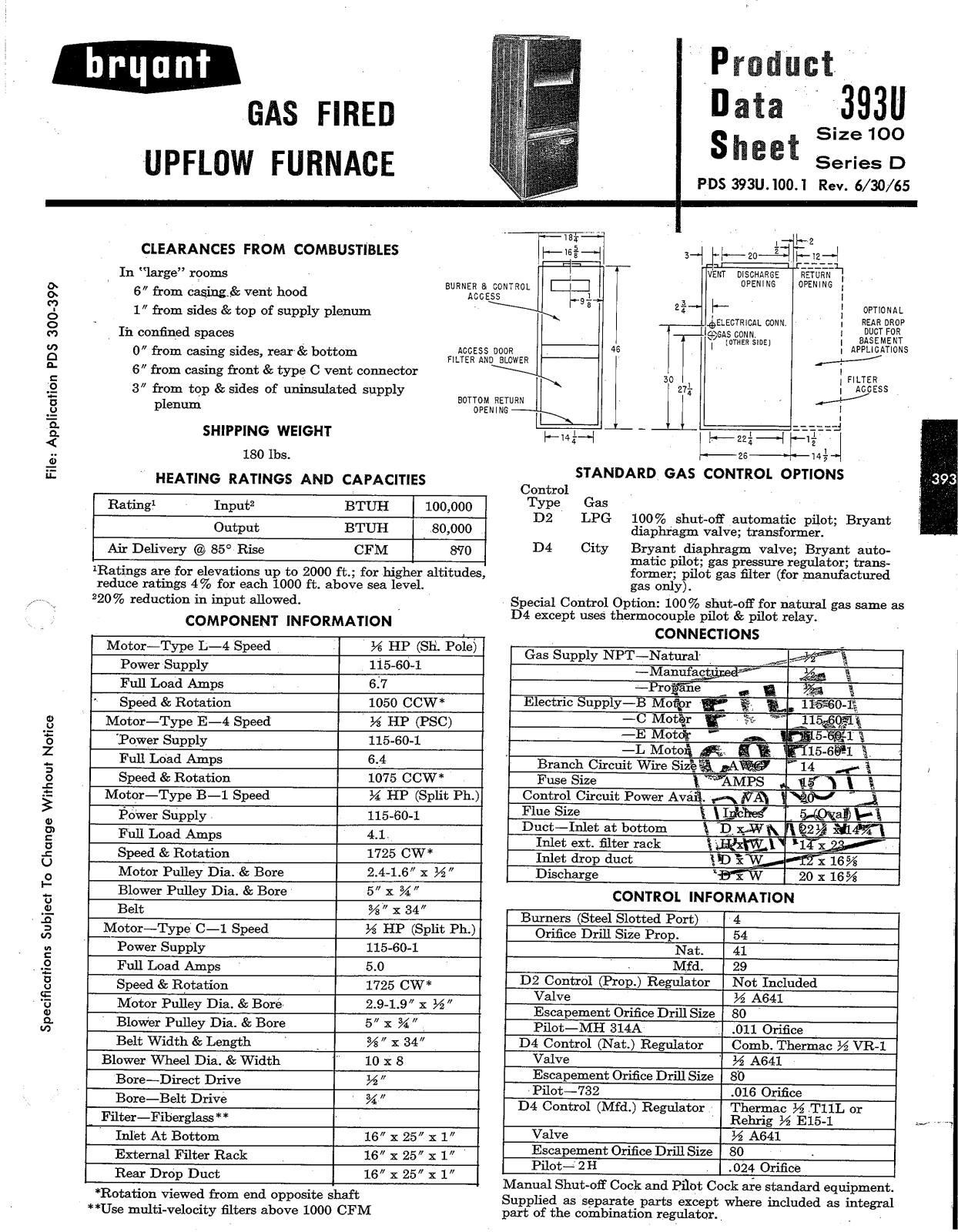 Bryant 393U User Manual