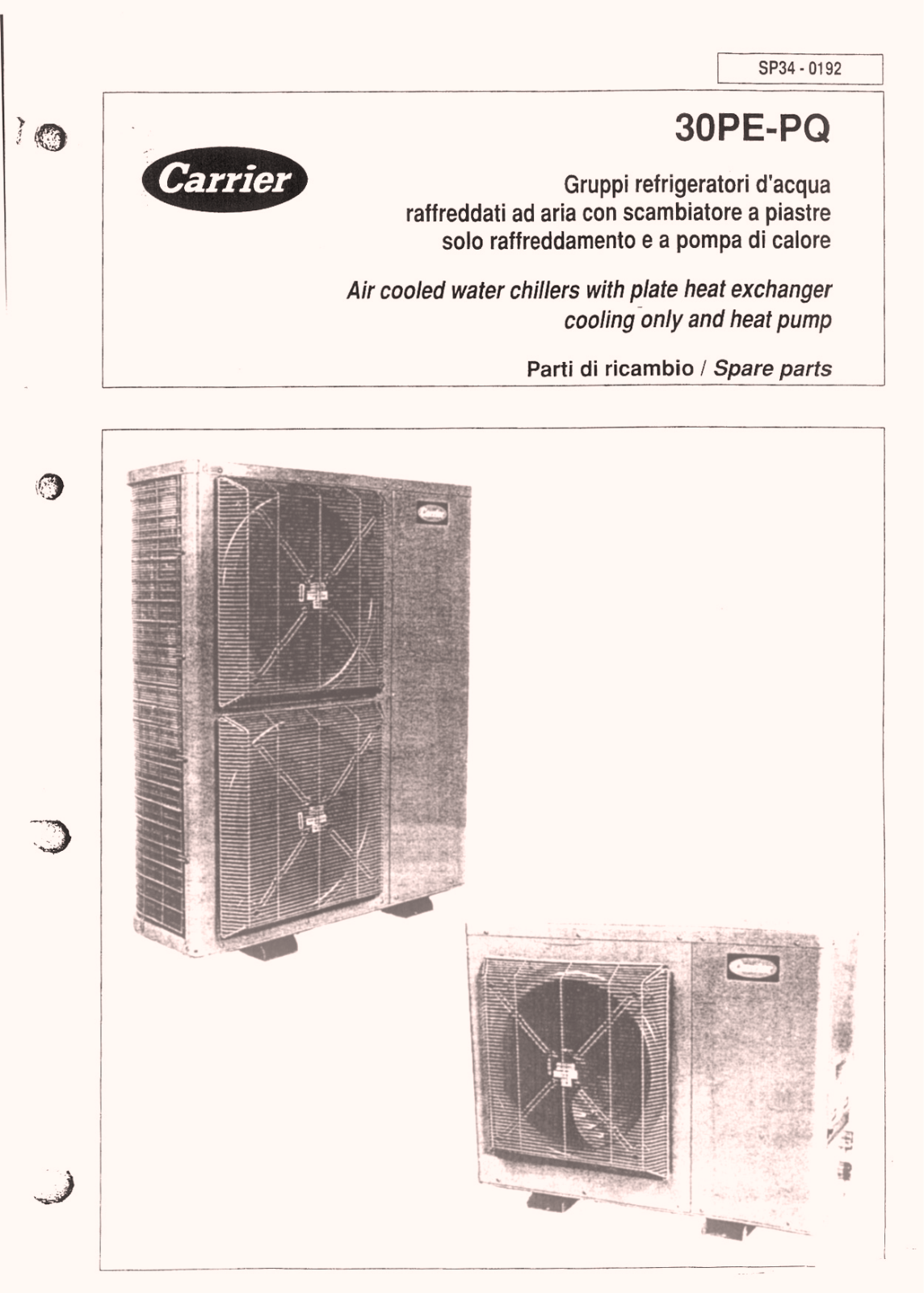 Carrier 30PQLPD User Manual