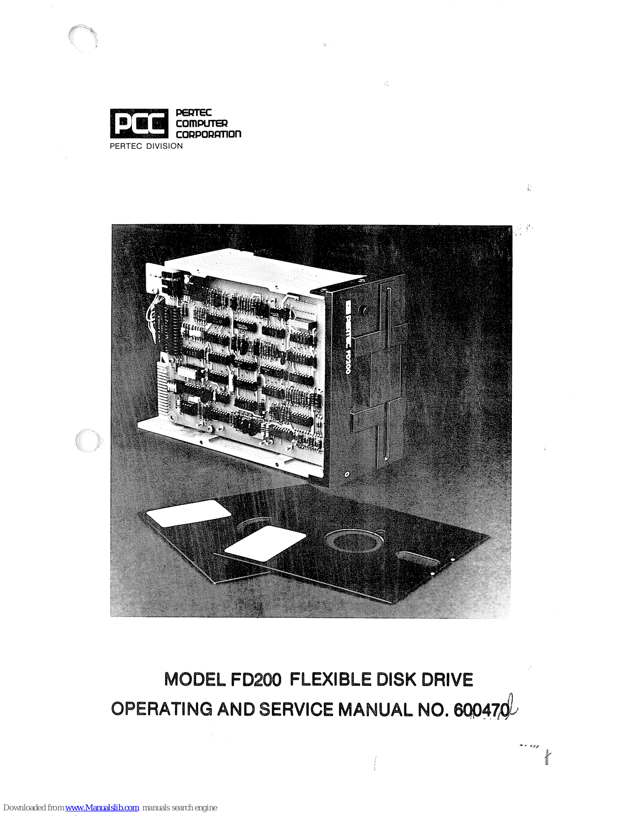 PCC FD200 Operating And Service Manual