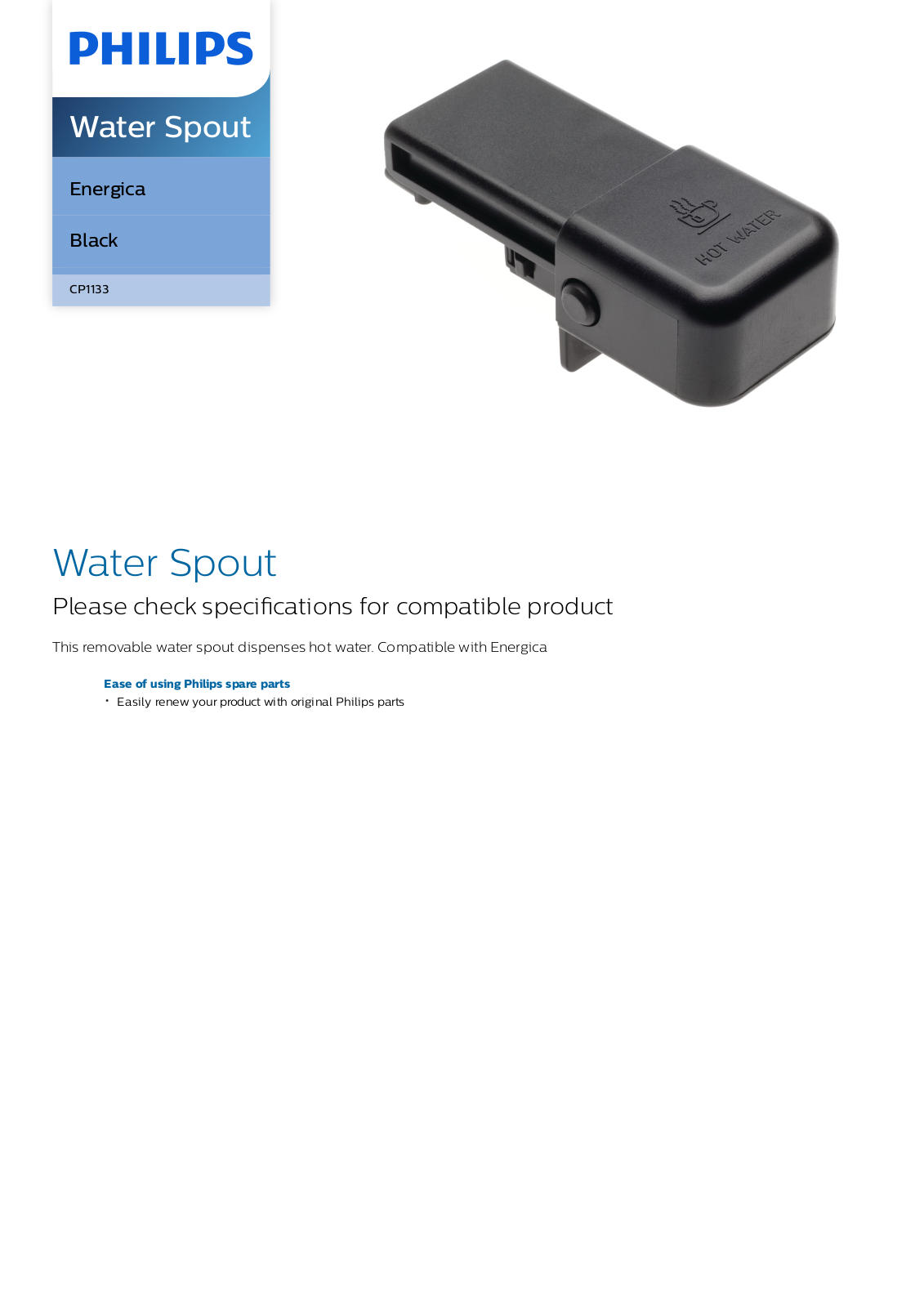Philips CP1133/01 leaflet - ManualMachine.com