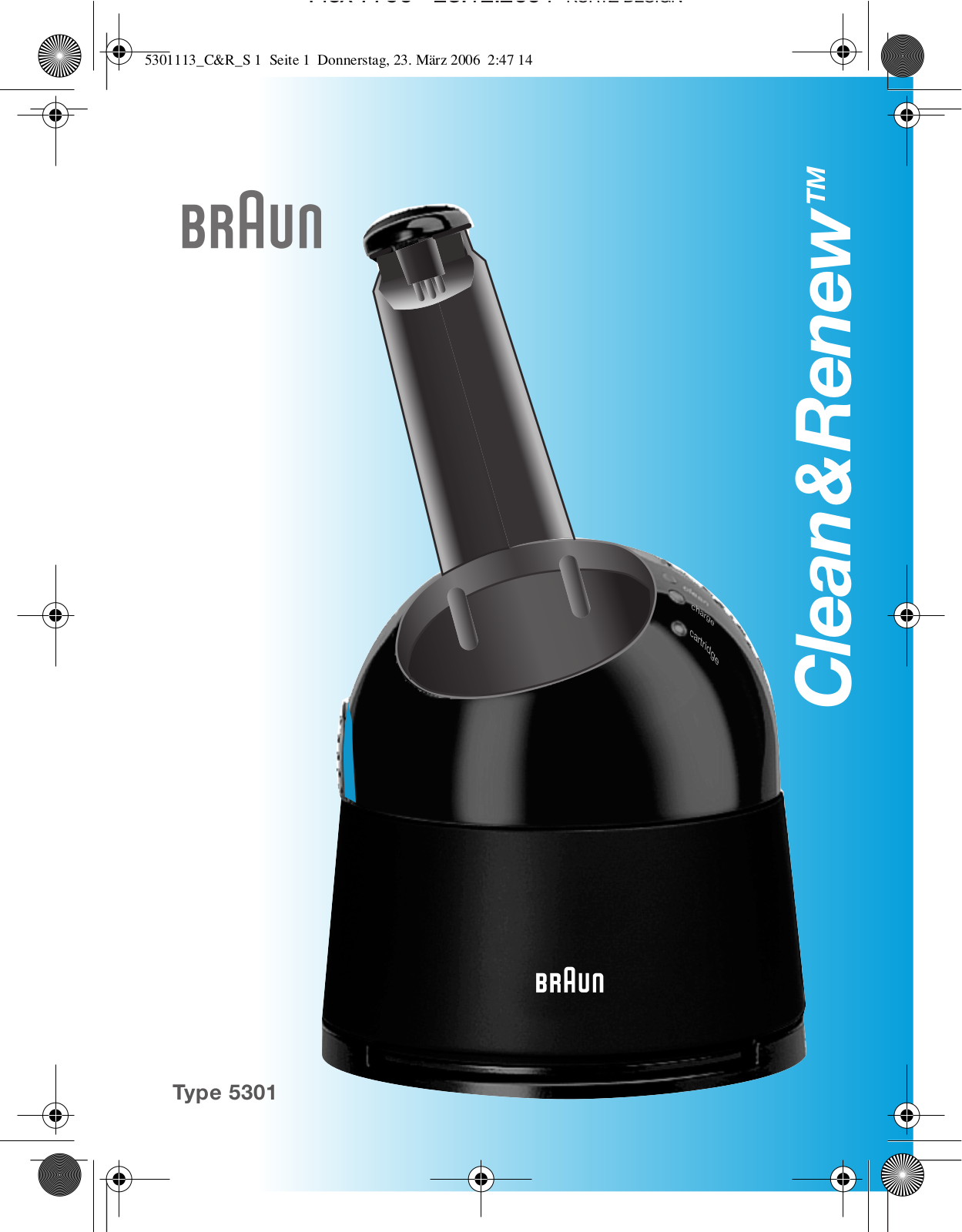 Braun CLEAN AND RENEW User Manual