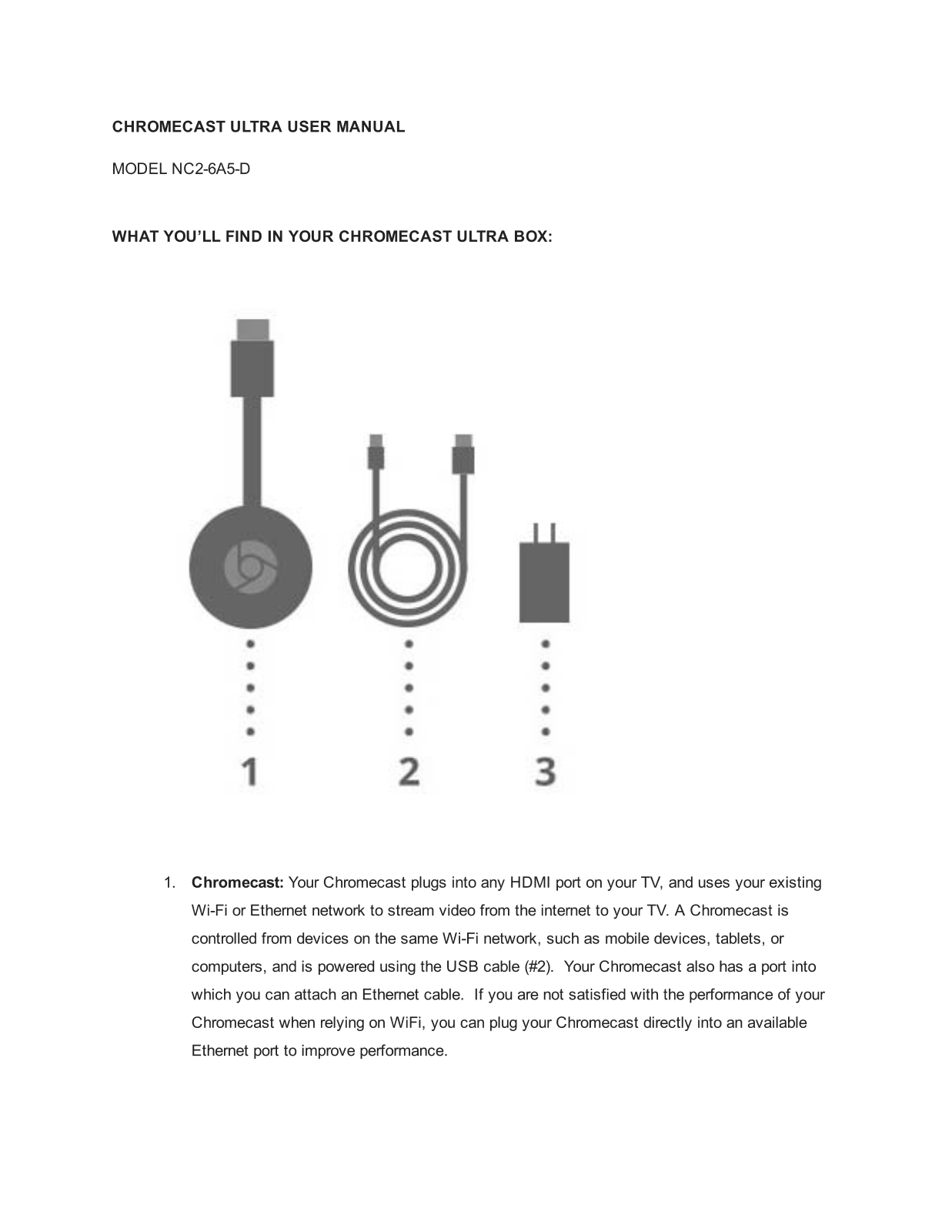 Google NC2 6A5 D User Manual