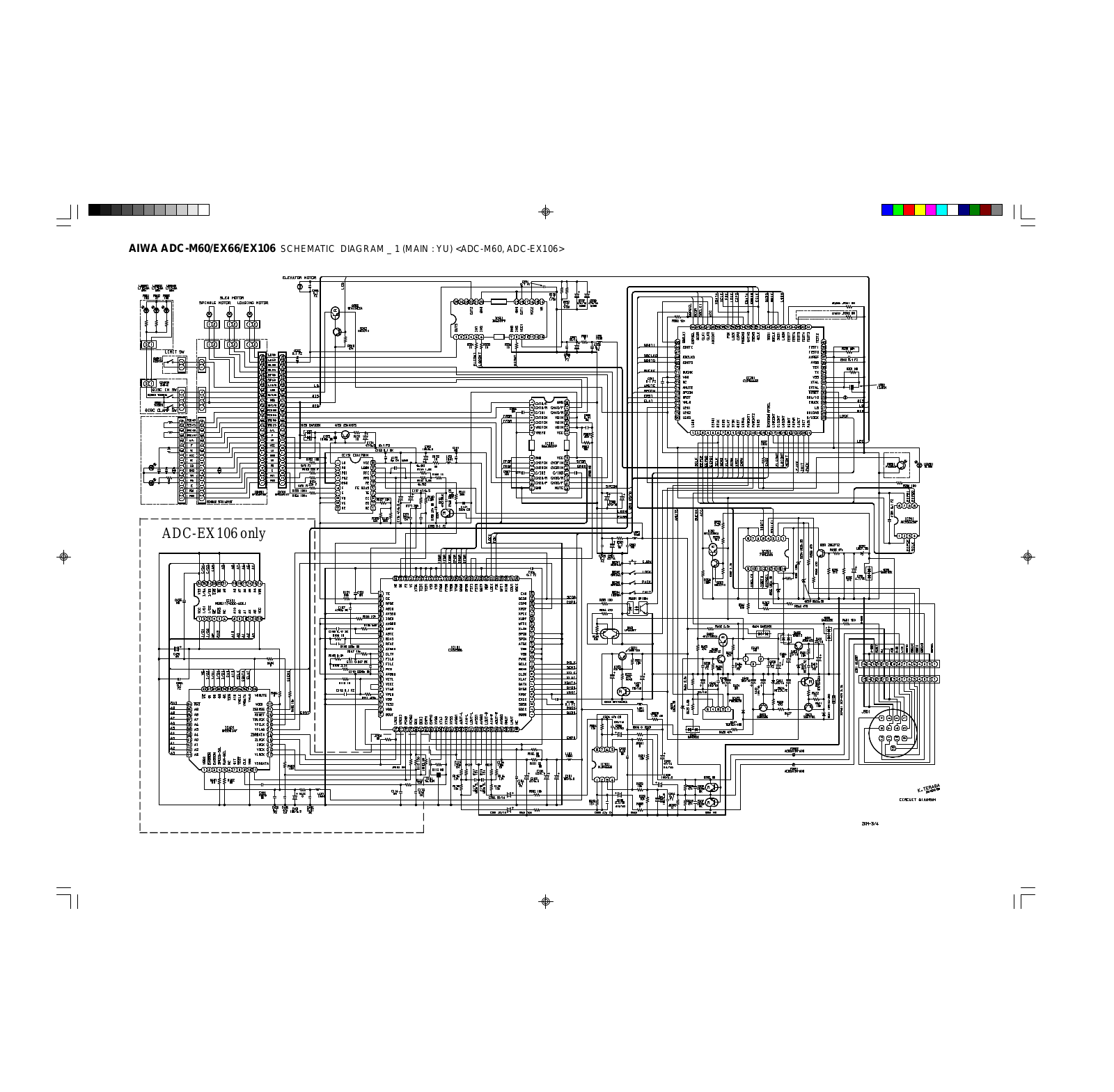 Aiwa ADC-EX106, ADC-EX66, ADC-M60 Service Manual