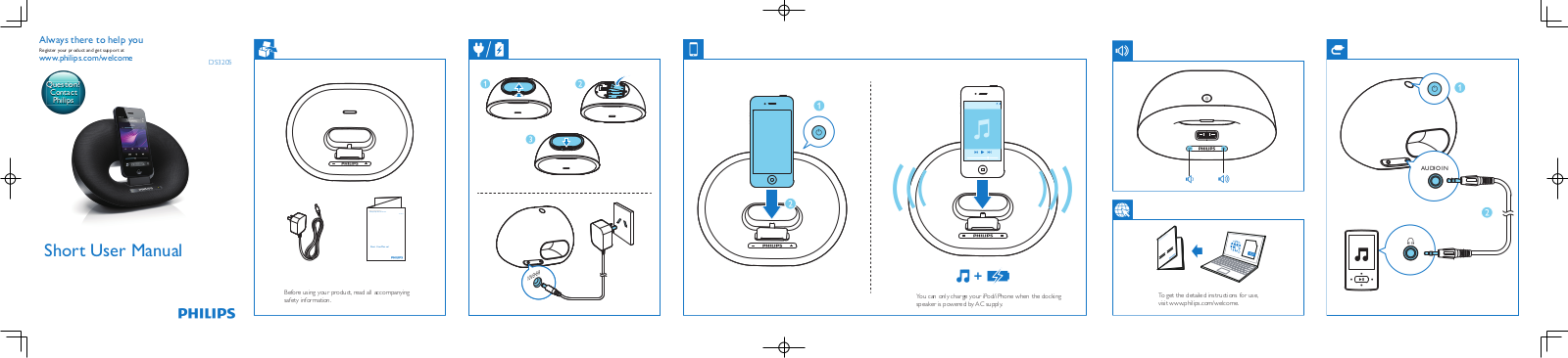 Philips DS3205/79 quick start guide - ManualMachine.com