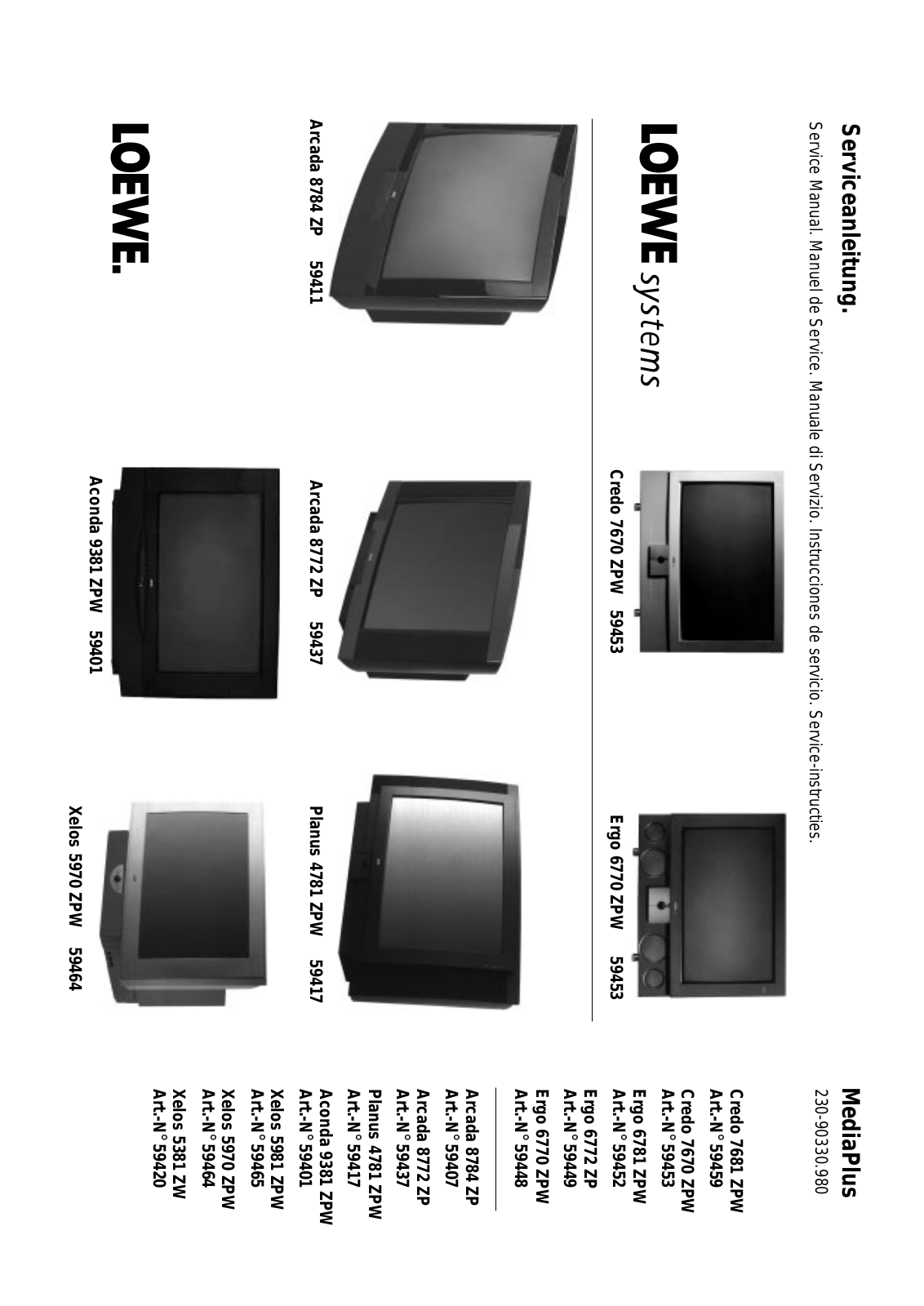 Loewe Q2400 Schematic