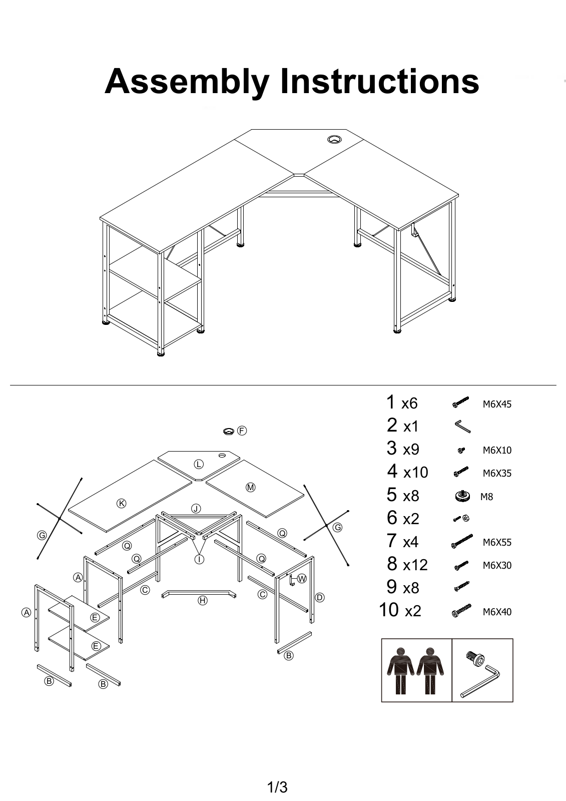 Inbox Zero W005204387 Installation & Assembly - ManualMachine.com