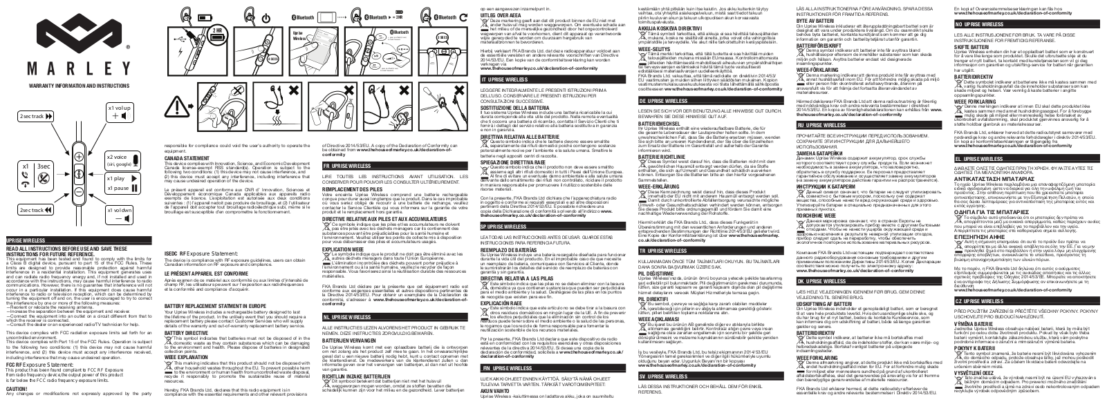 The House of Marley EMFE063 User Manual