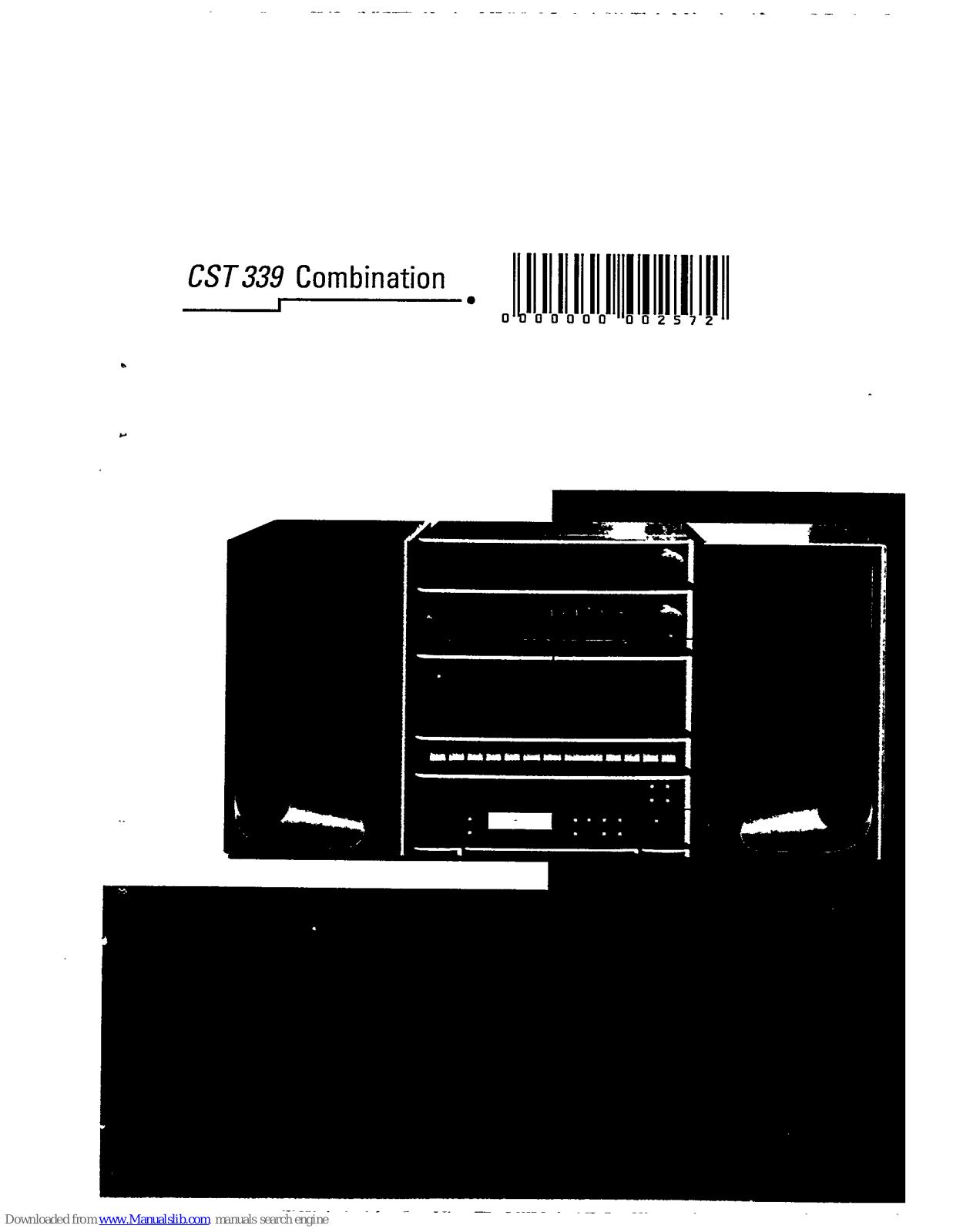 Philips CST 339 Combination User Manual - ManualMachine.com
