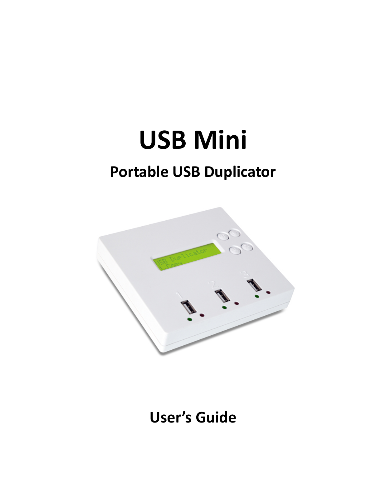 ILY USB Mini Portable User Manual