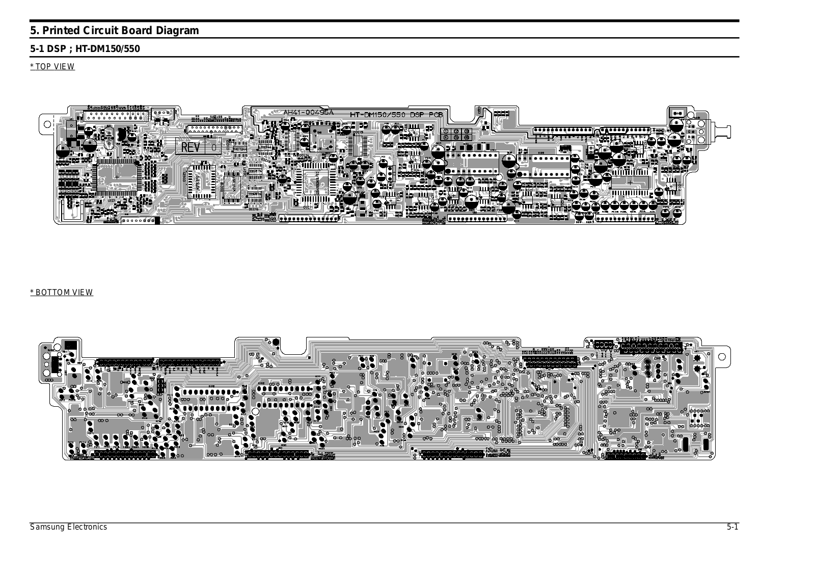 SAMSUNG HT-DM550, HT-DM150_550 Schematic PCB Diagram