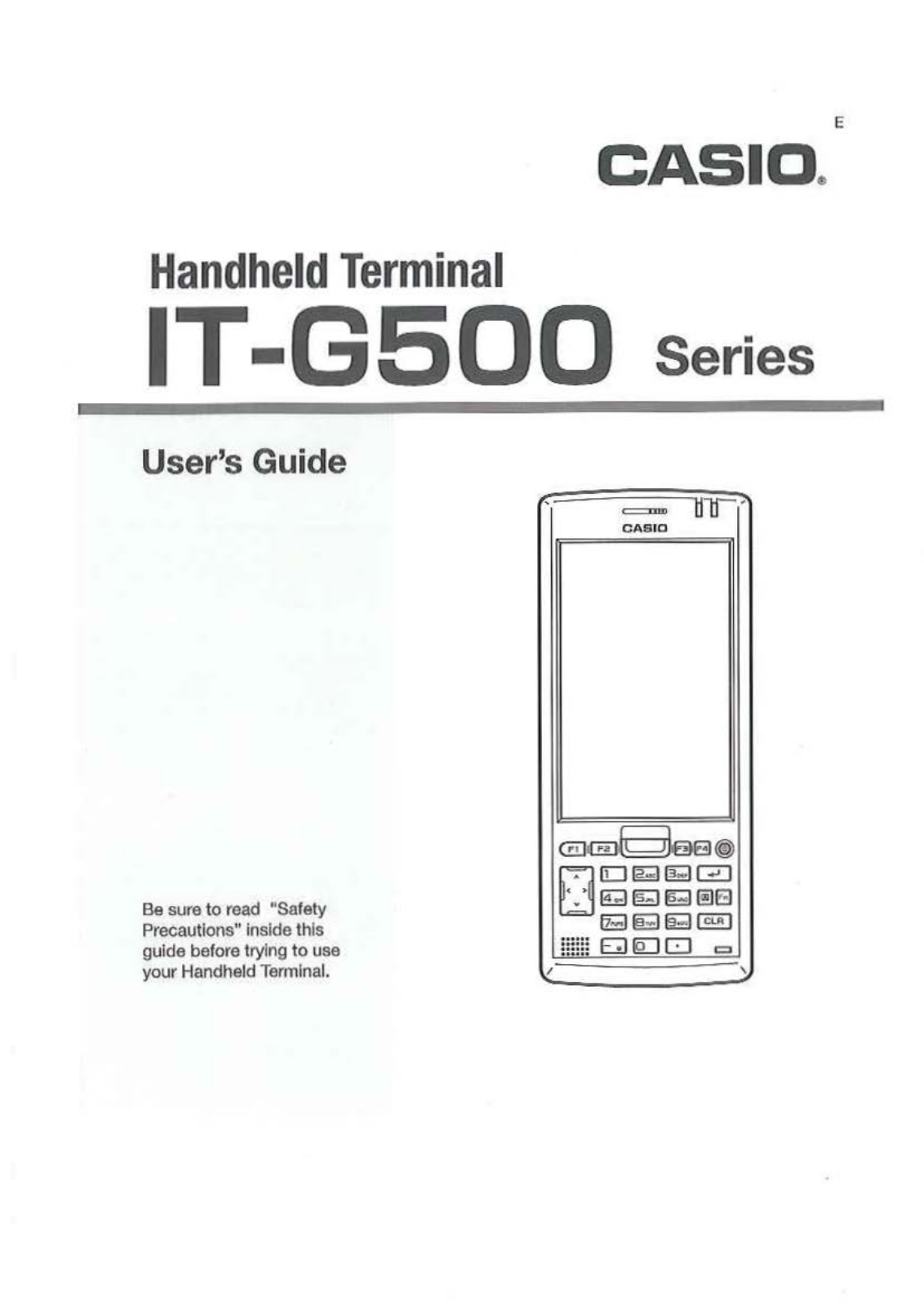 Casio Computer Co ITG500B User Manual - ManualMachine.com