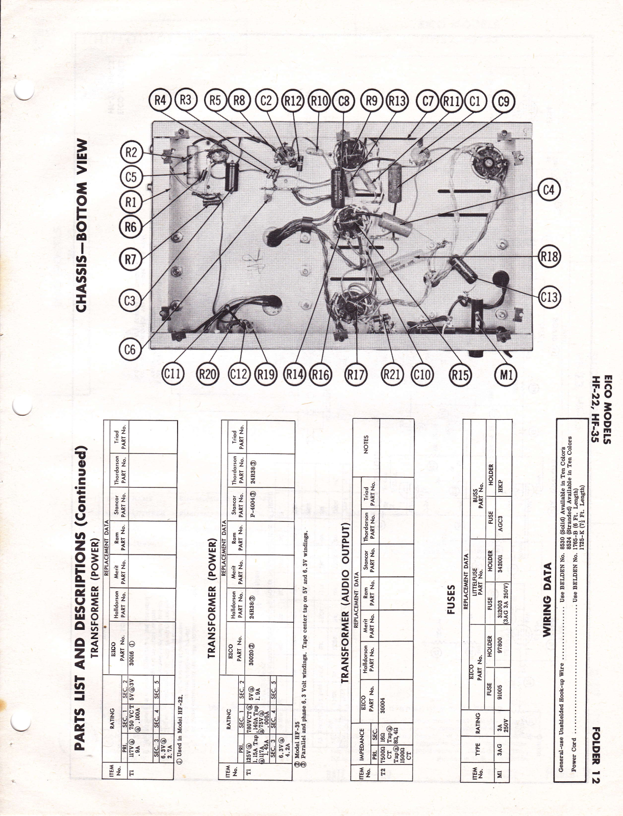 Eico HF-22 Service Manual