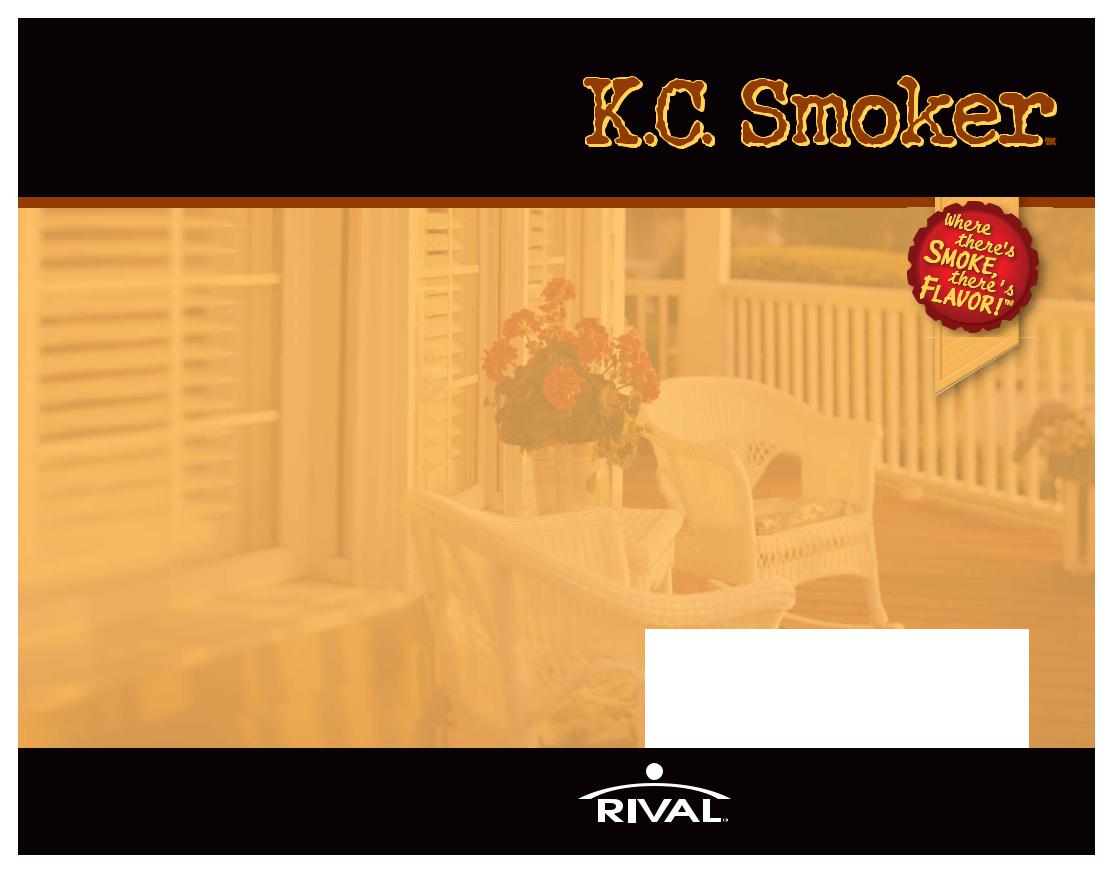 Rival KC Smoker User Manual